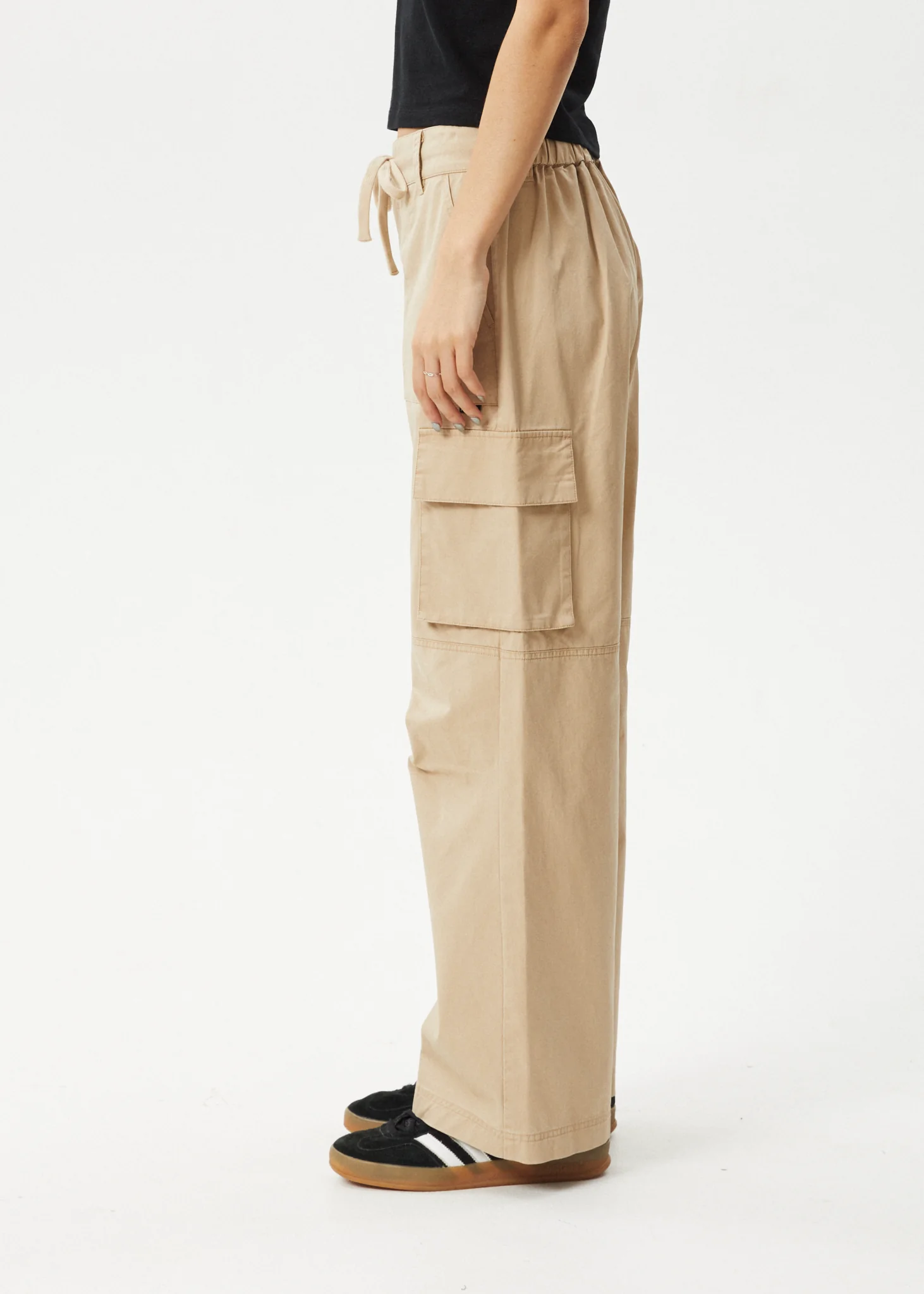 AFENDS Womens Apprentice - Cargo Pant - Taupe - Image 5