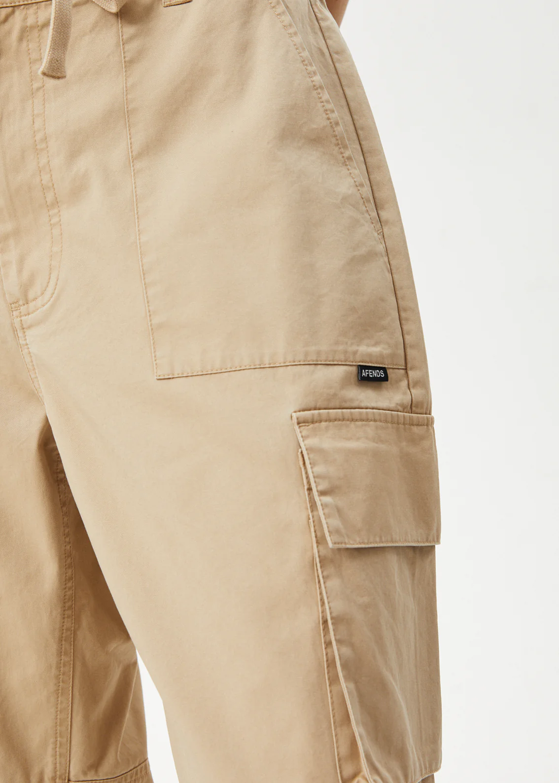 AFENDS Womens Apprentice - Cargo Pant - Taupe - Image 8