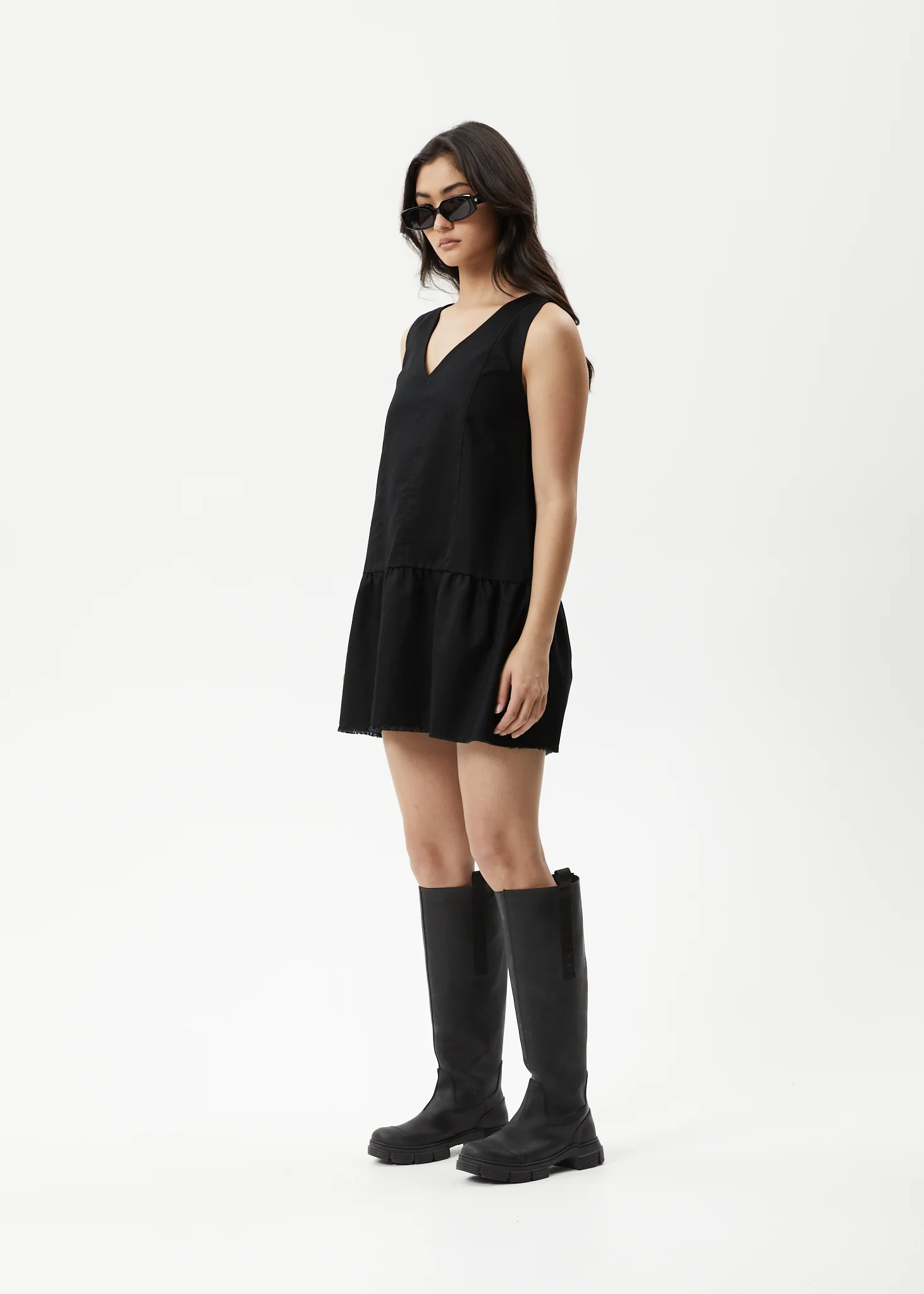 AFENDS Womens Carly - Mini Dress - Black - Image 2