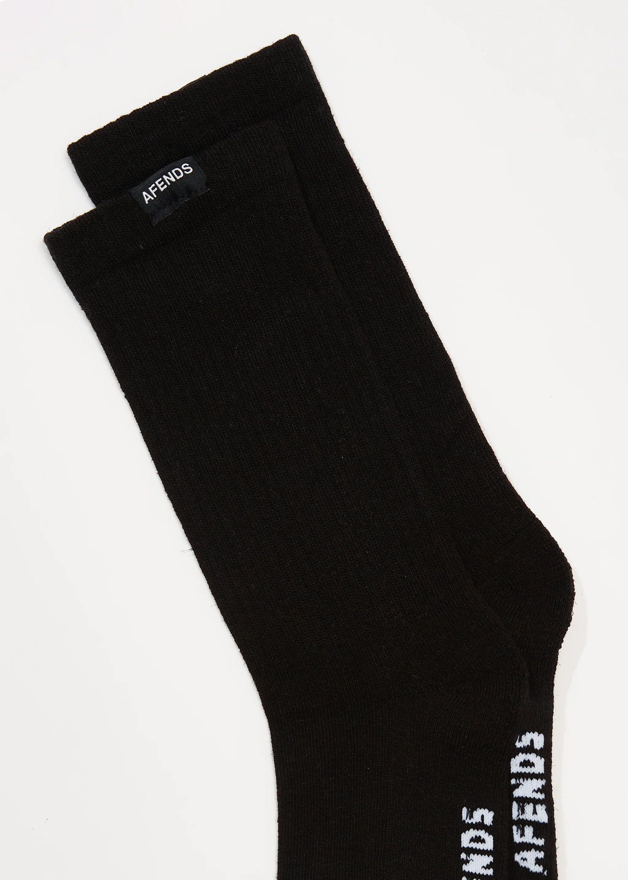 AFENDS Mens Everyday - Socks One Pack - Black - Image 2