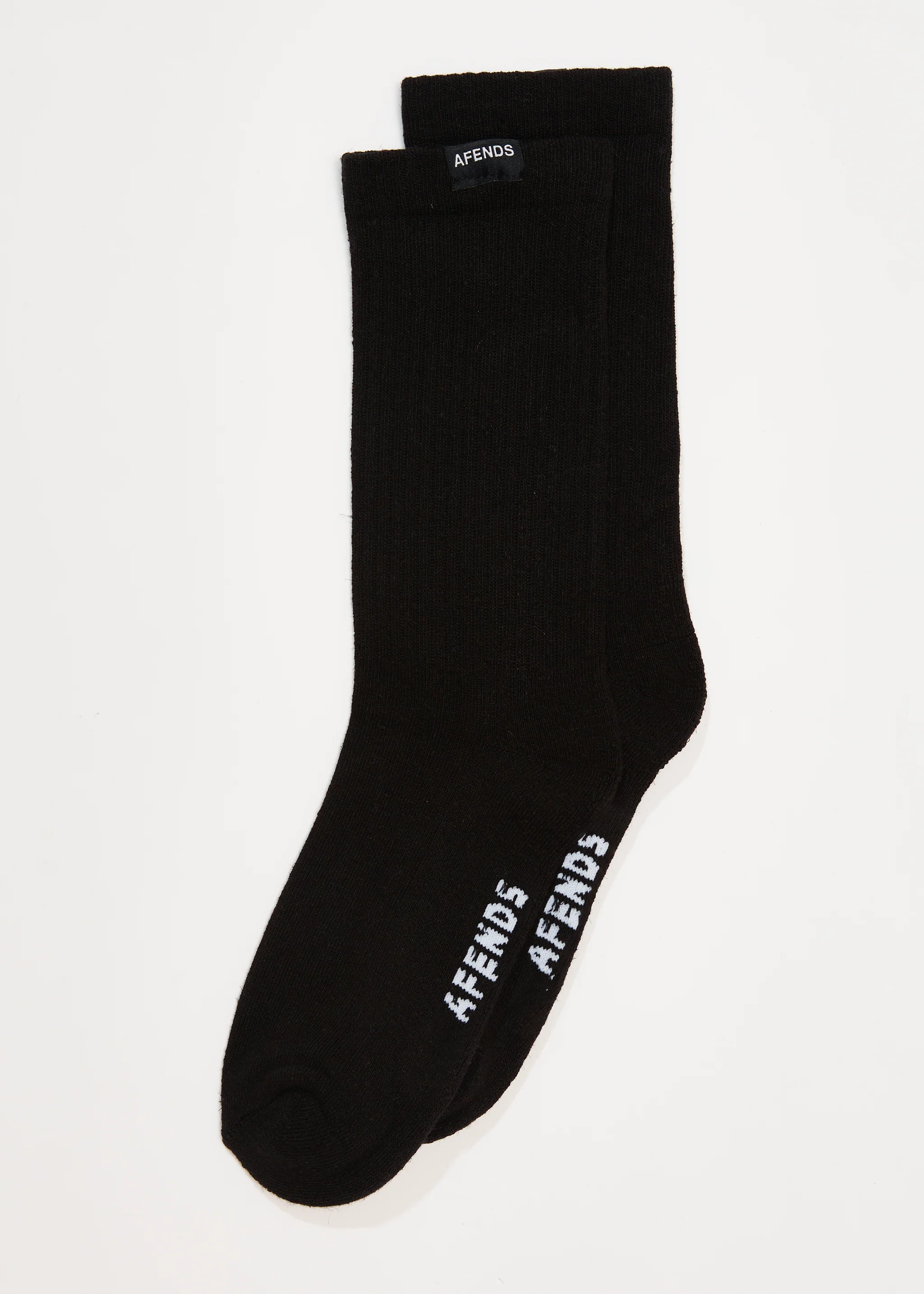 AFENDS Mens Everyday - Socks One Pack - Black - Image 3