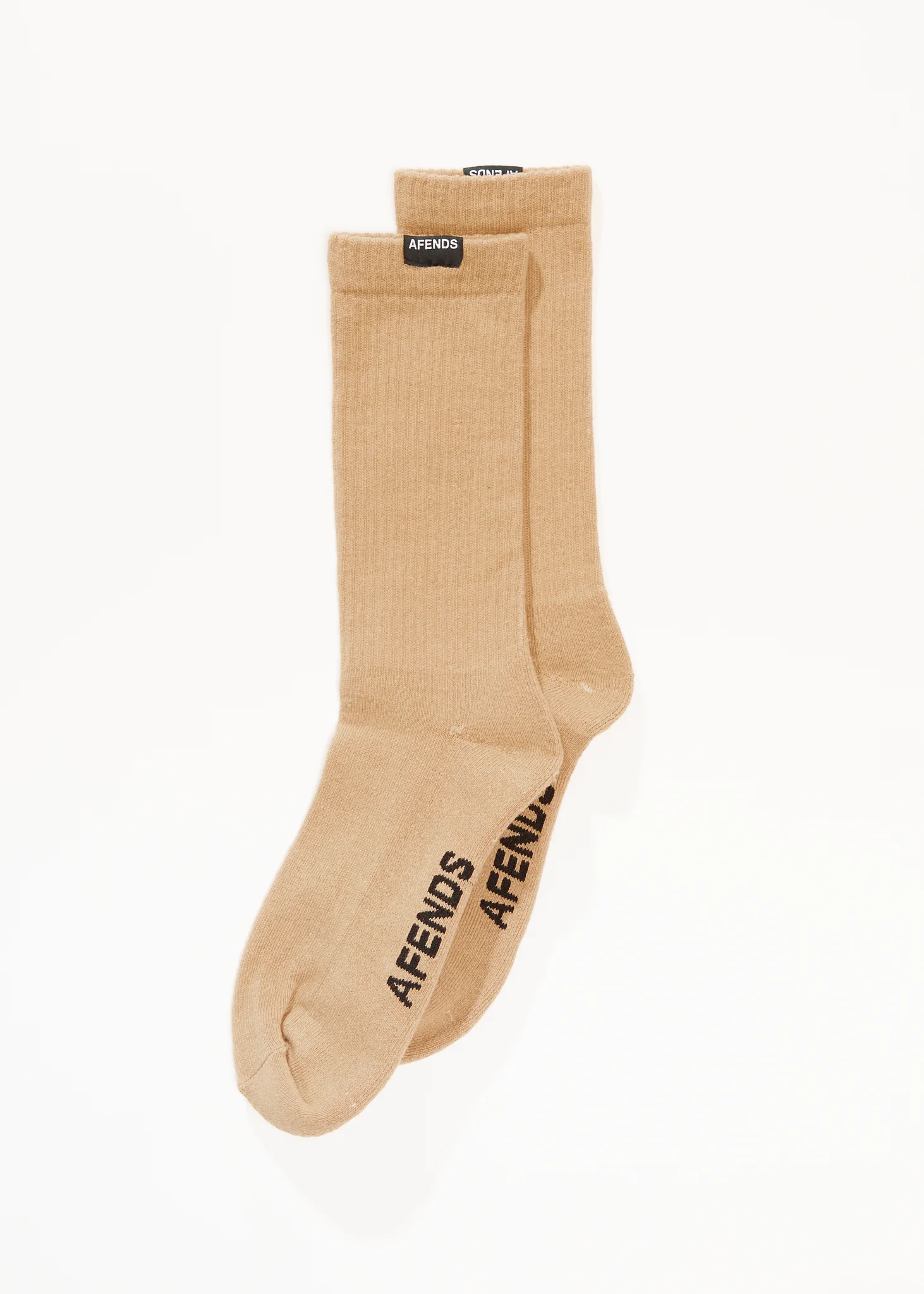 AFENDS Mens Everyday - Socks One Pack - Taupe - Image 3