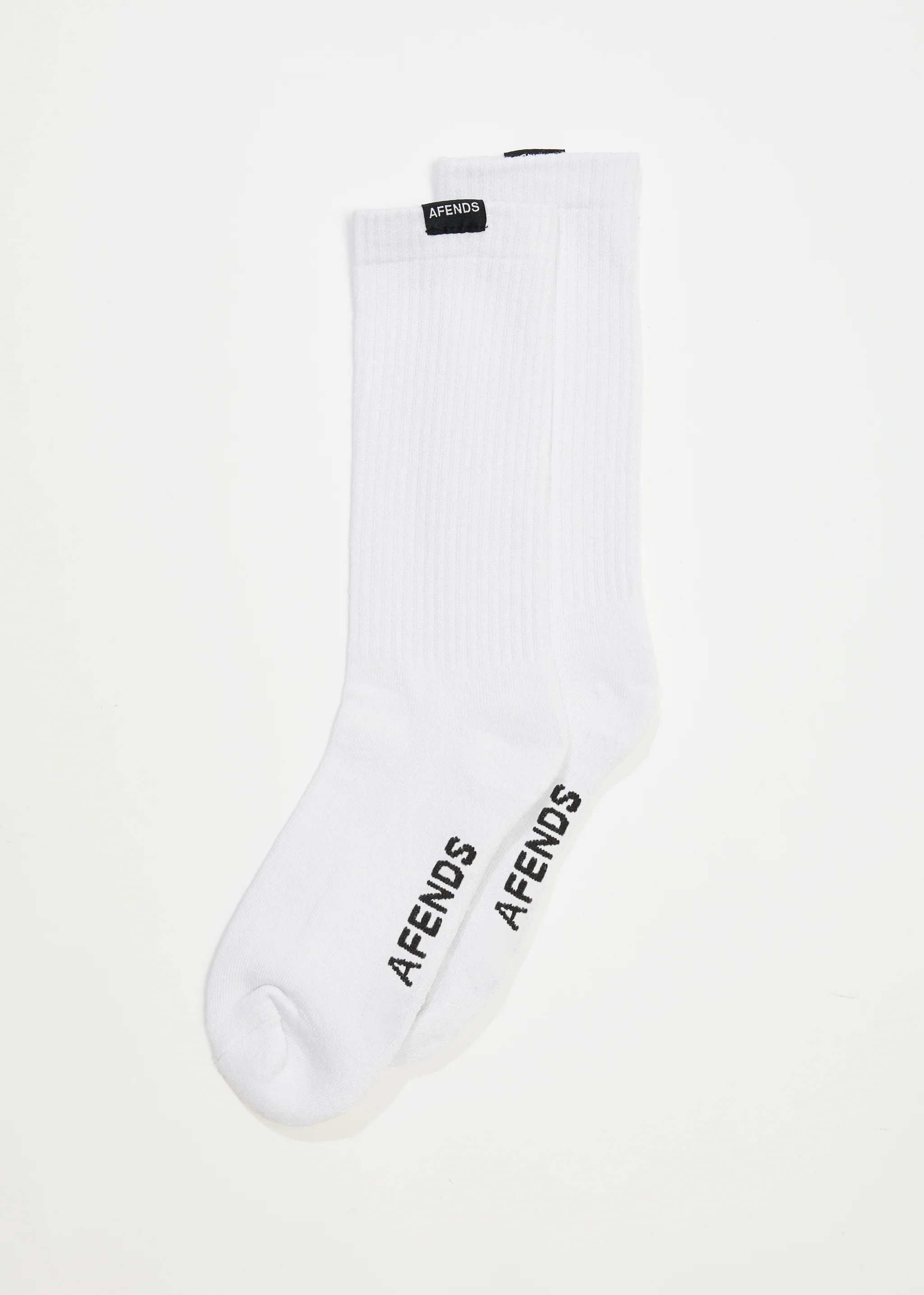 AFENDS Mens Everyday - Socks One Pack - White - Image 3