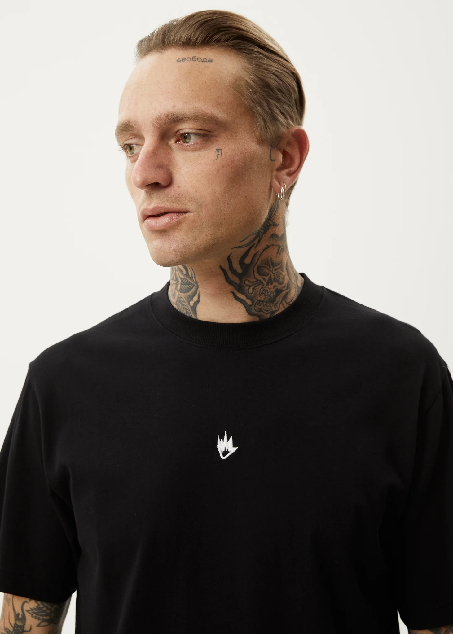 AFENDS Mens Flame - Retro Tee - Black - Image 5