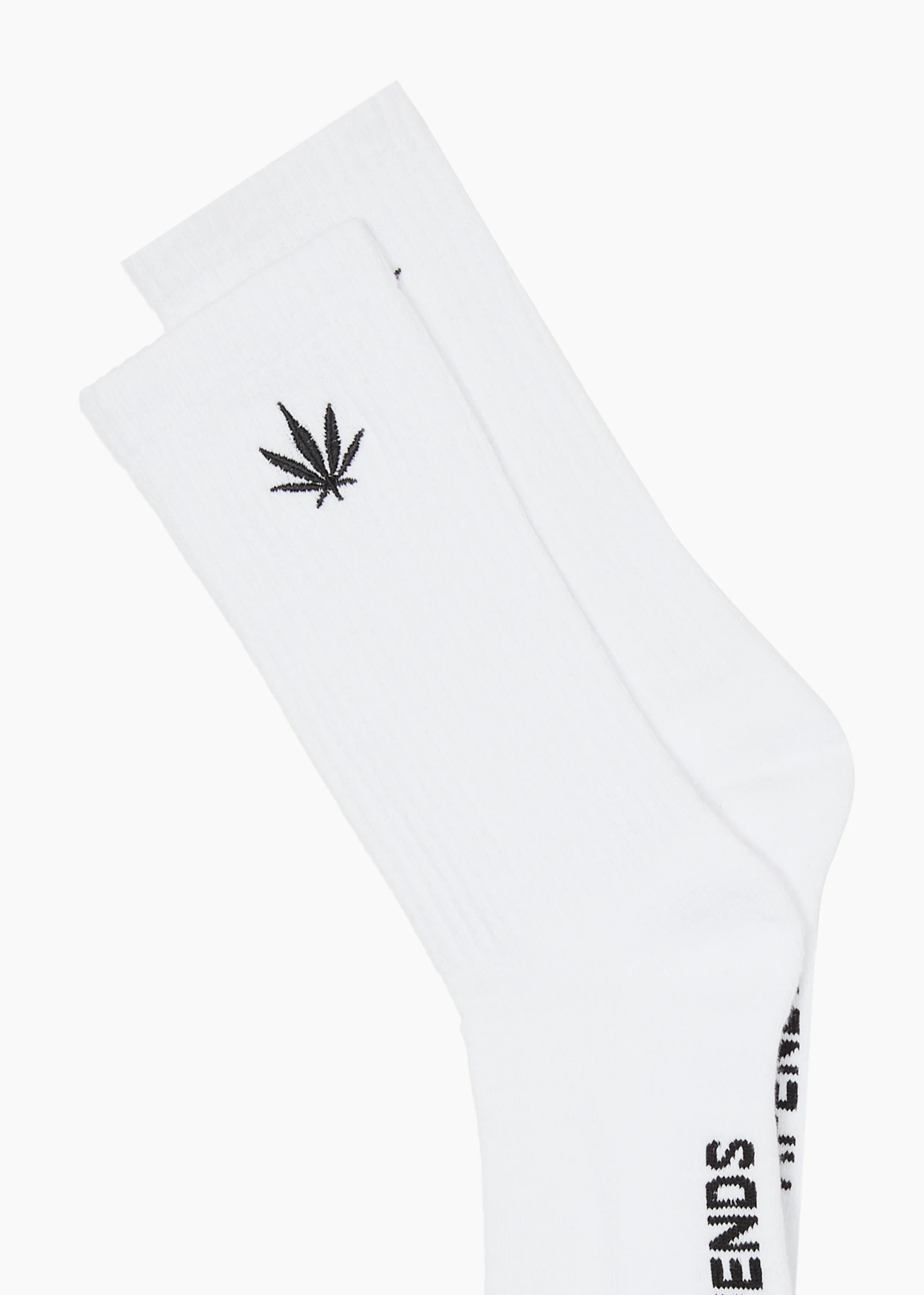 AFENDS Mens Happy - Socks One Pack - White - Image 3