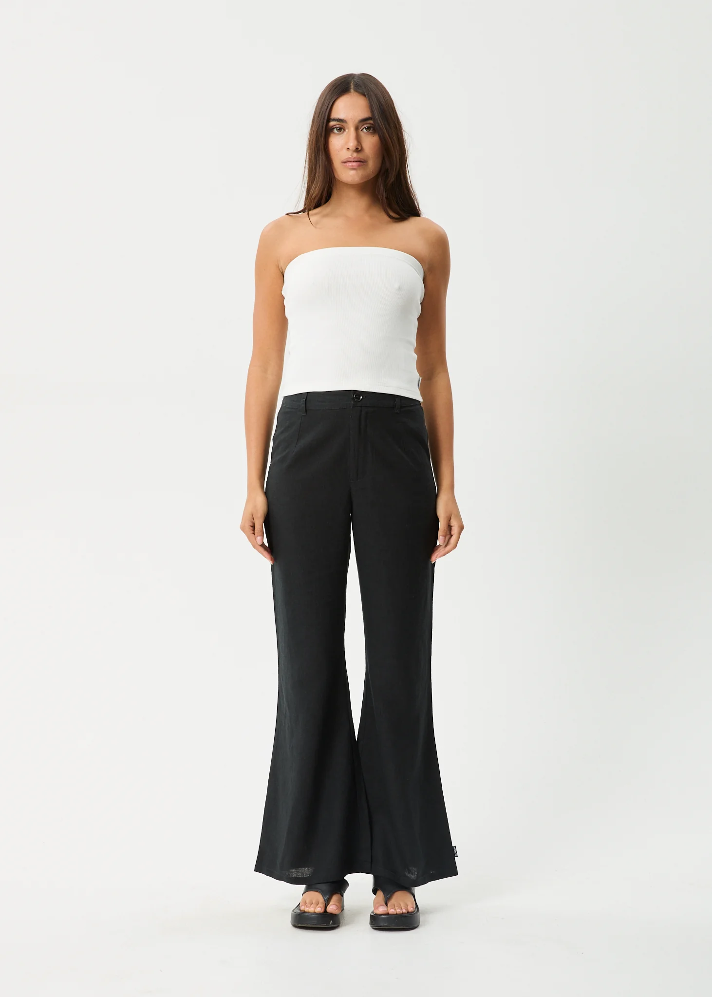 AFENDS Womens Jamie - Rib Tube Top - White - Image 6