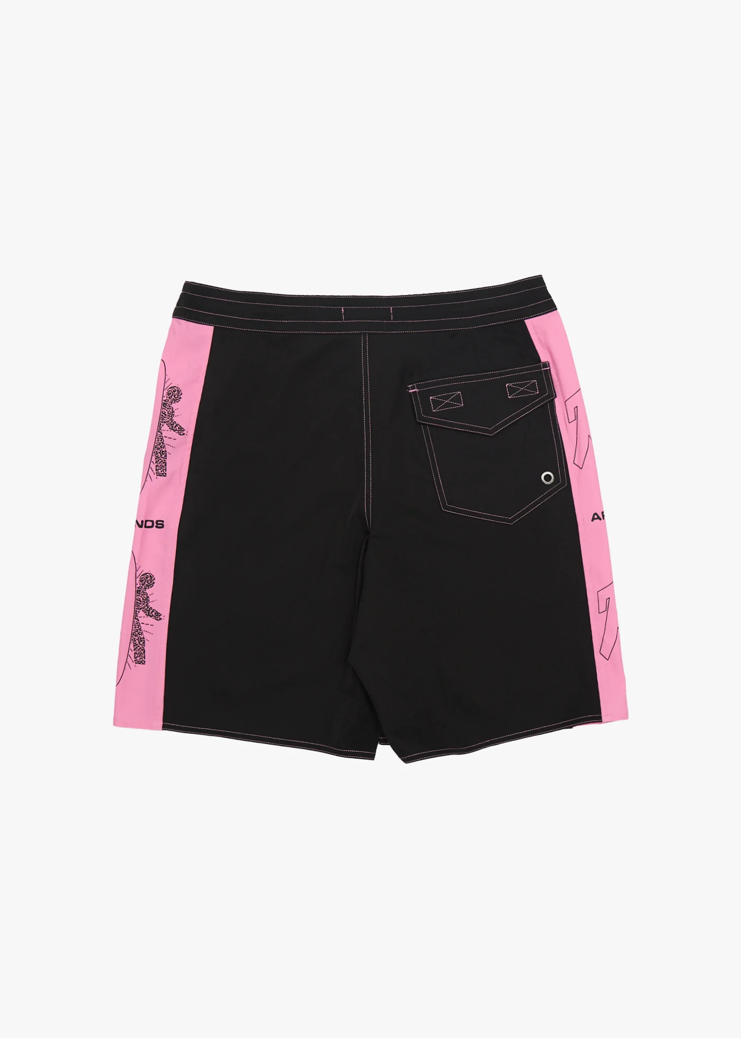 AFENDS Mens Altered - Surf Related Boardshort 18" - Black - Image 9