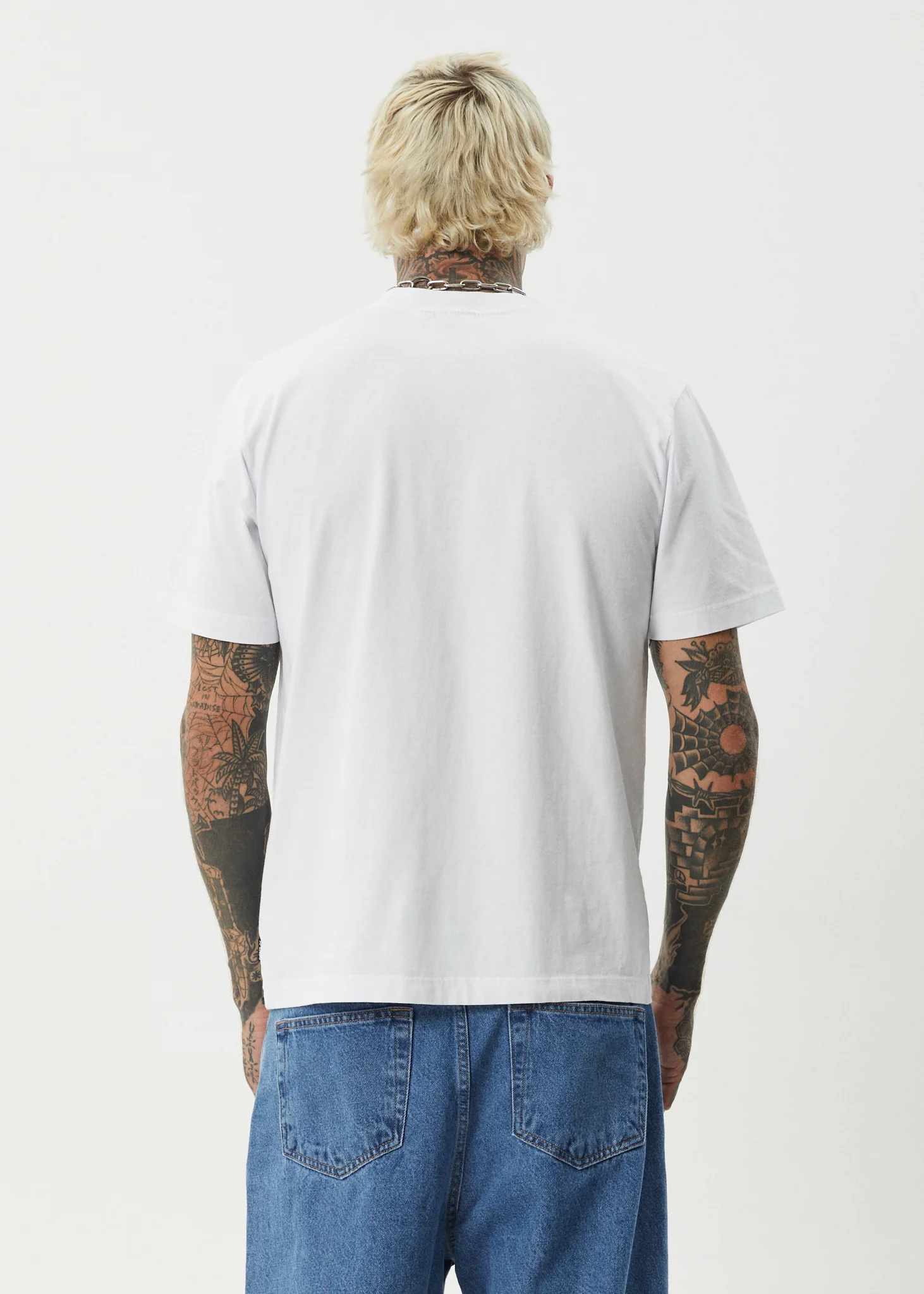 AFENDS Mens Apocalypso - Retro Tee - White - Image 5
