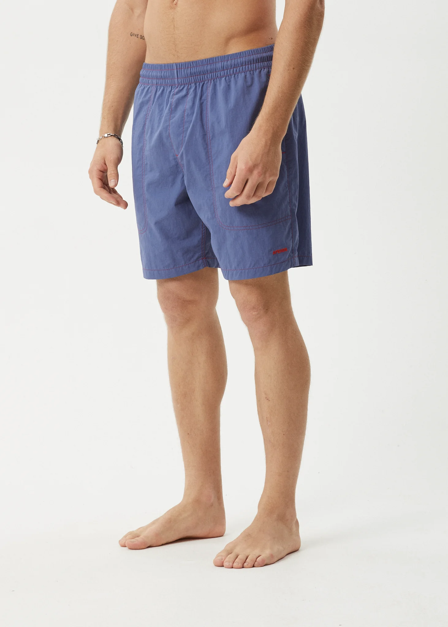 AFENDS Mens Baywatch - Swim Short 18" - Marlin - Image 3