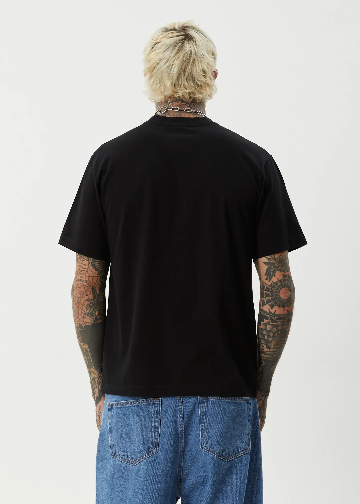 AFENDS Mens Burnin - Retro Tee - Black - Image 5
