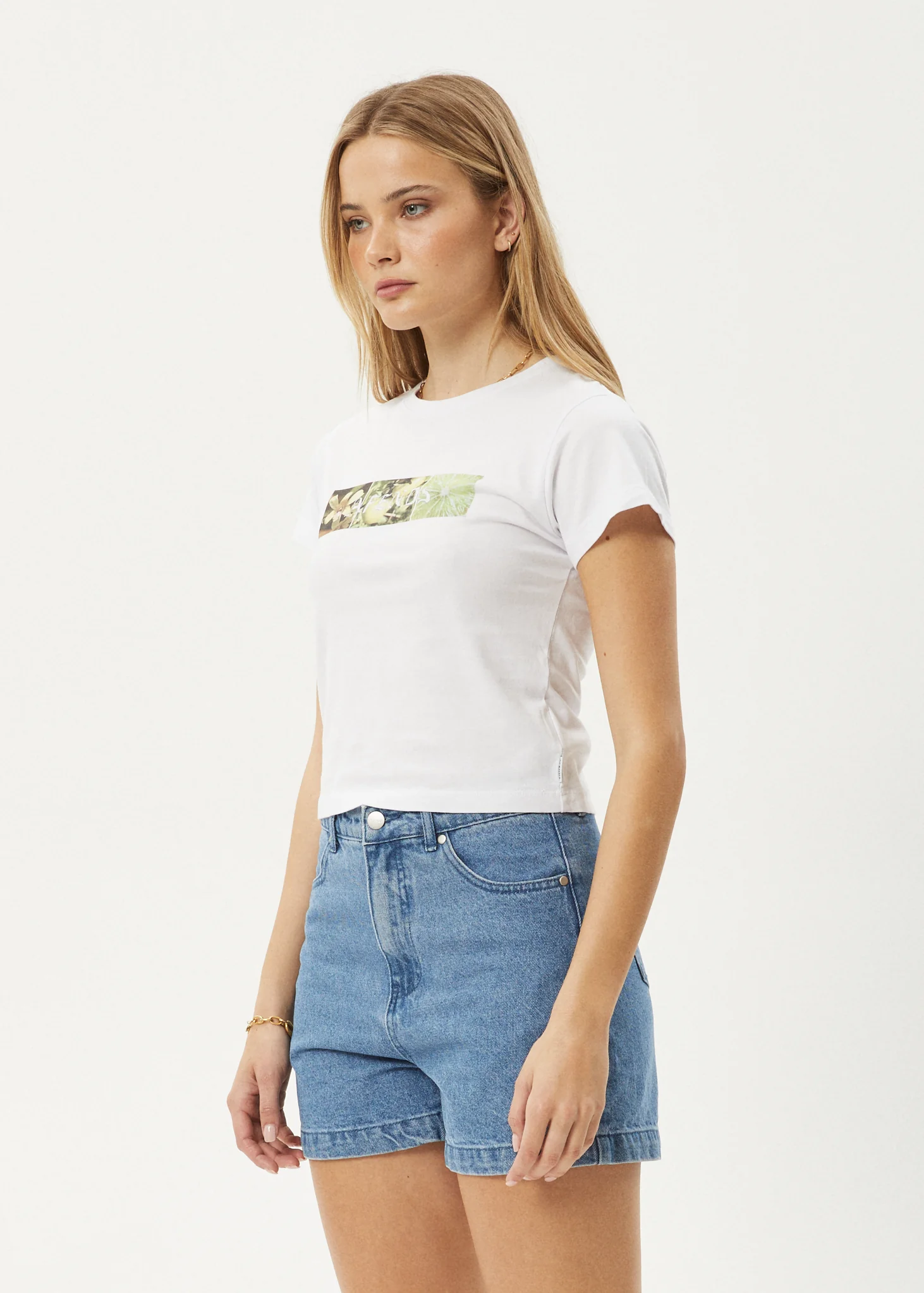 AFENDS Womens Citrus - Baby Tee - White - Image 3