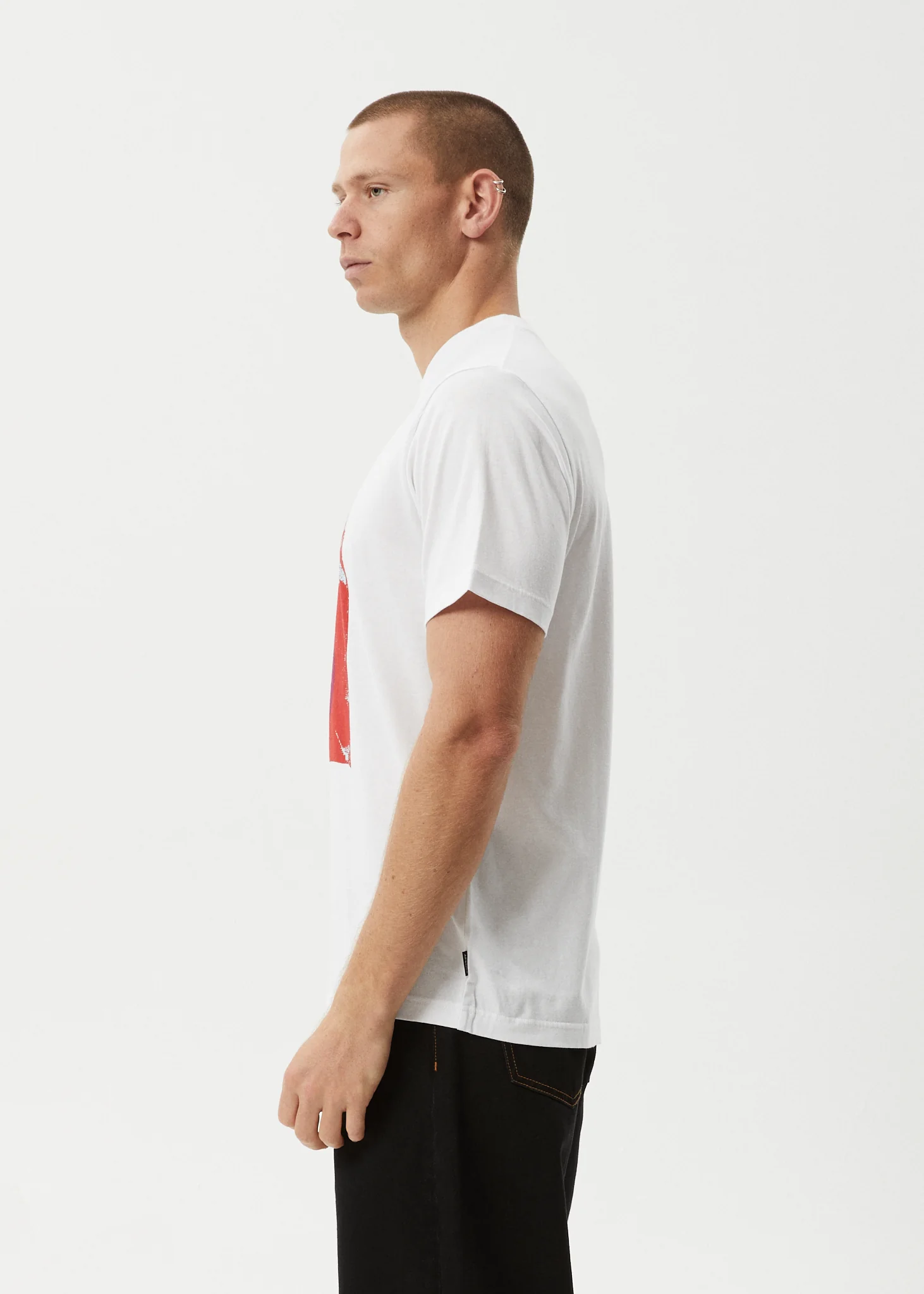 AFENDS Mens Dime Bag - Retro Tee - White - Image 5