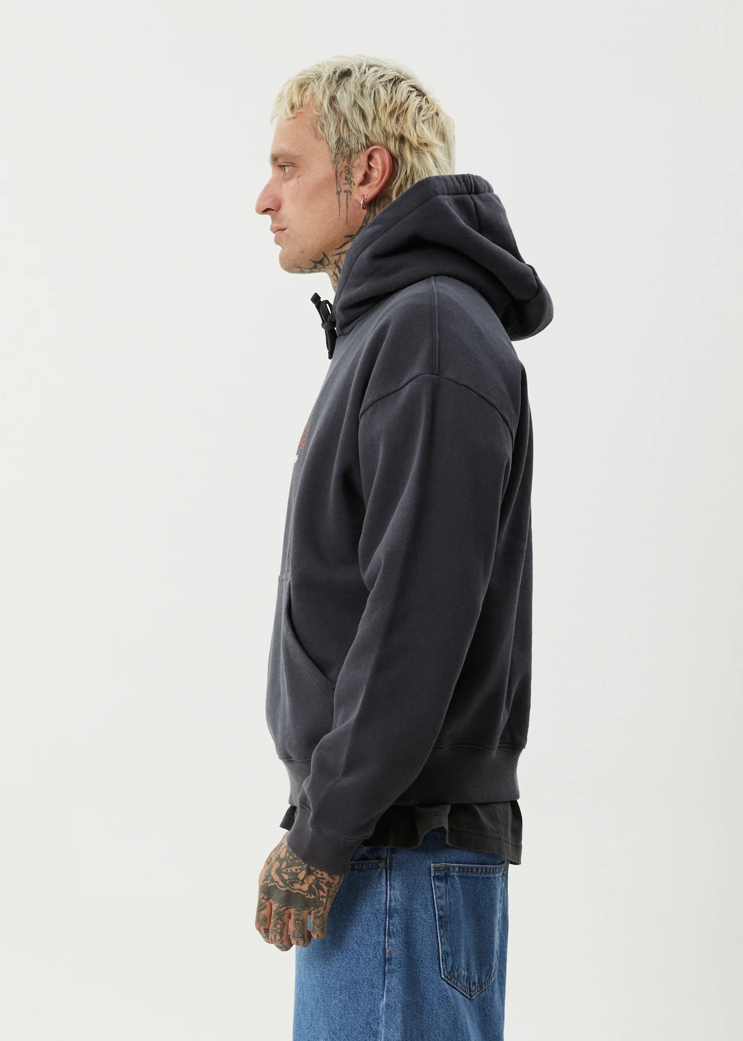 AFENDS Mens Ember - Hoodie - Charcoal - Image 4