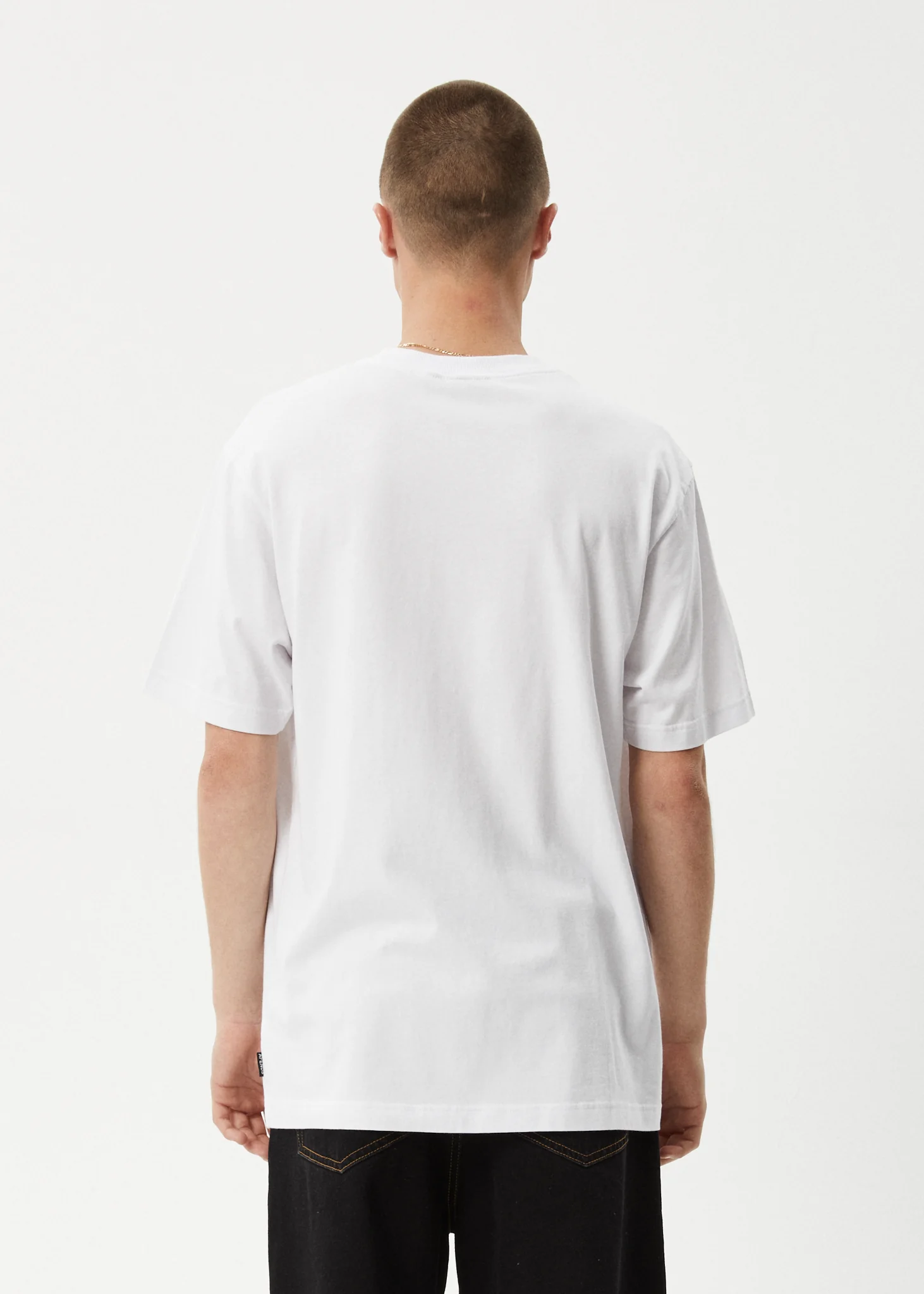 AFENDS Mens Ember - Retro Tee - White - Image 6