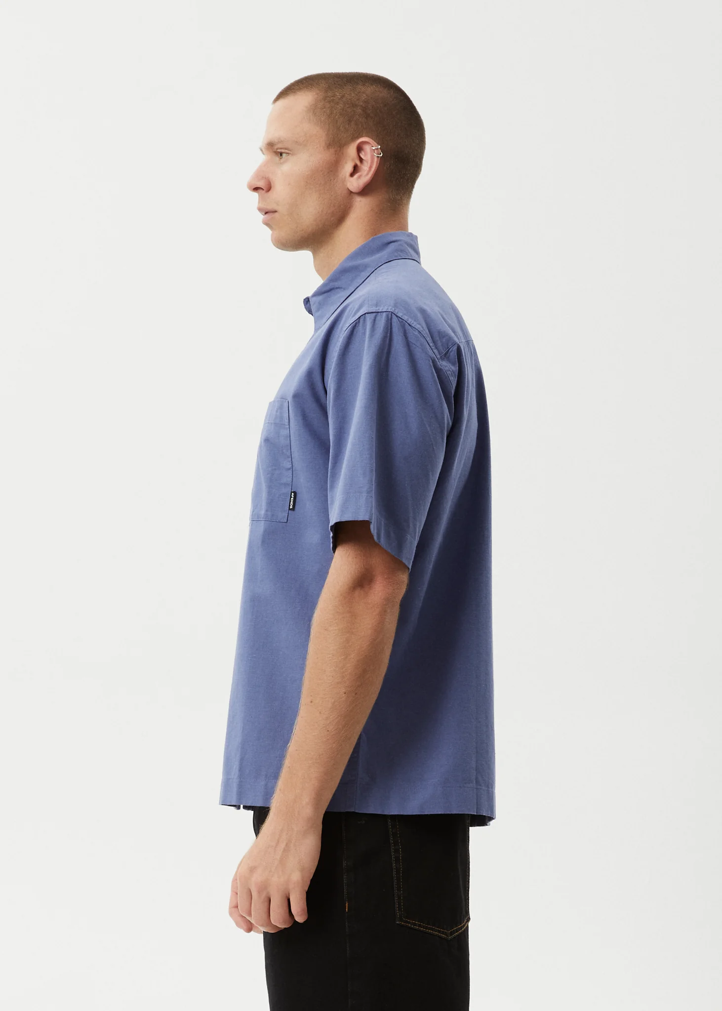 AFENDS Mens Everyday - Short Sleeve Shirt - Marlin - Image 5