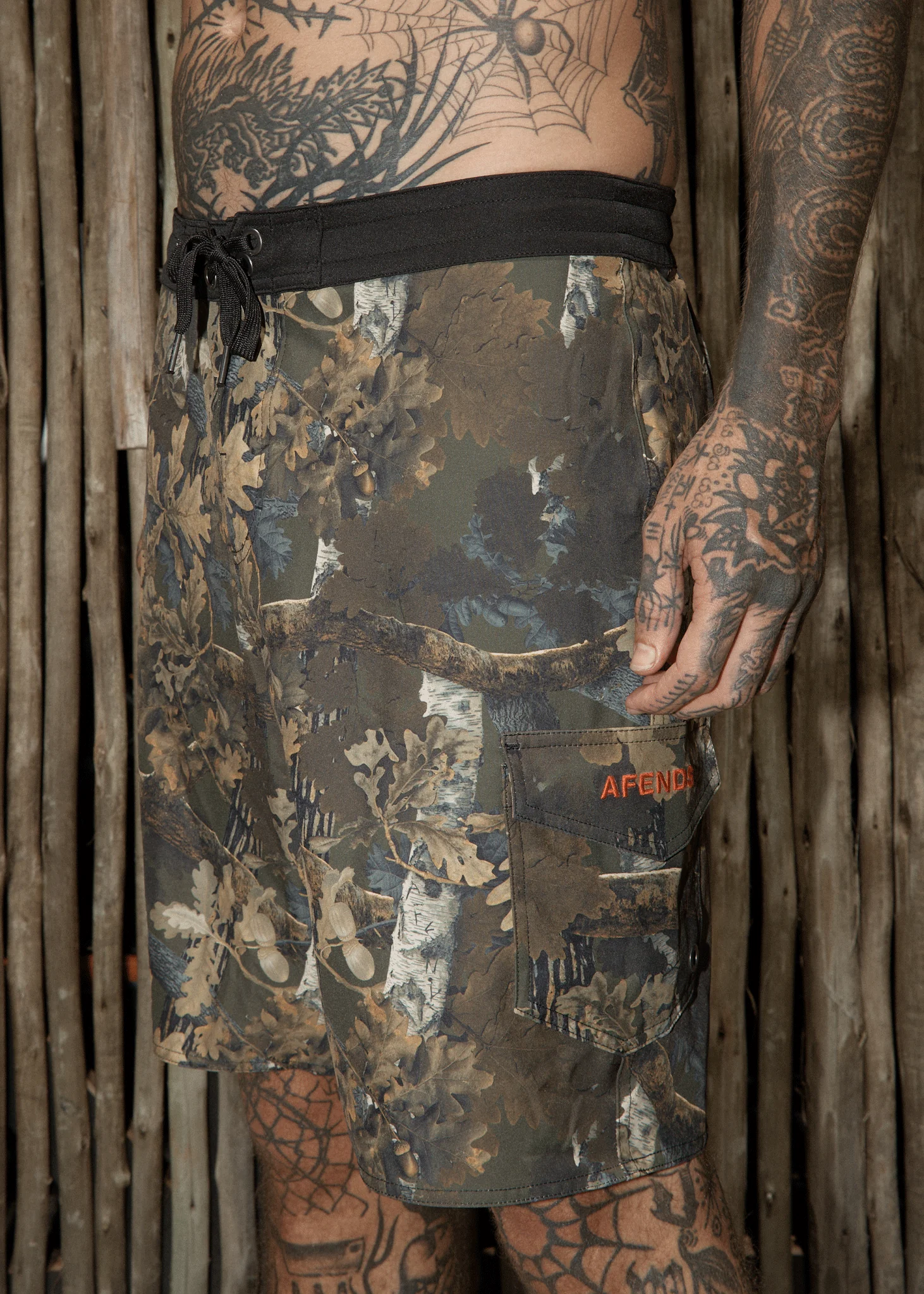 AFENDS Mens Find Me - Surf Related Boardshort 20" - Find Me - Image 8