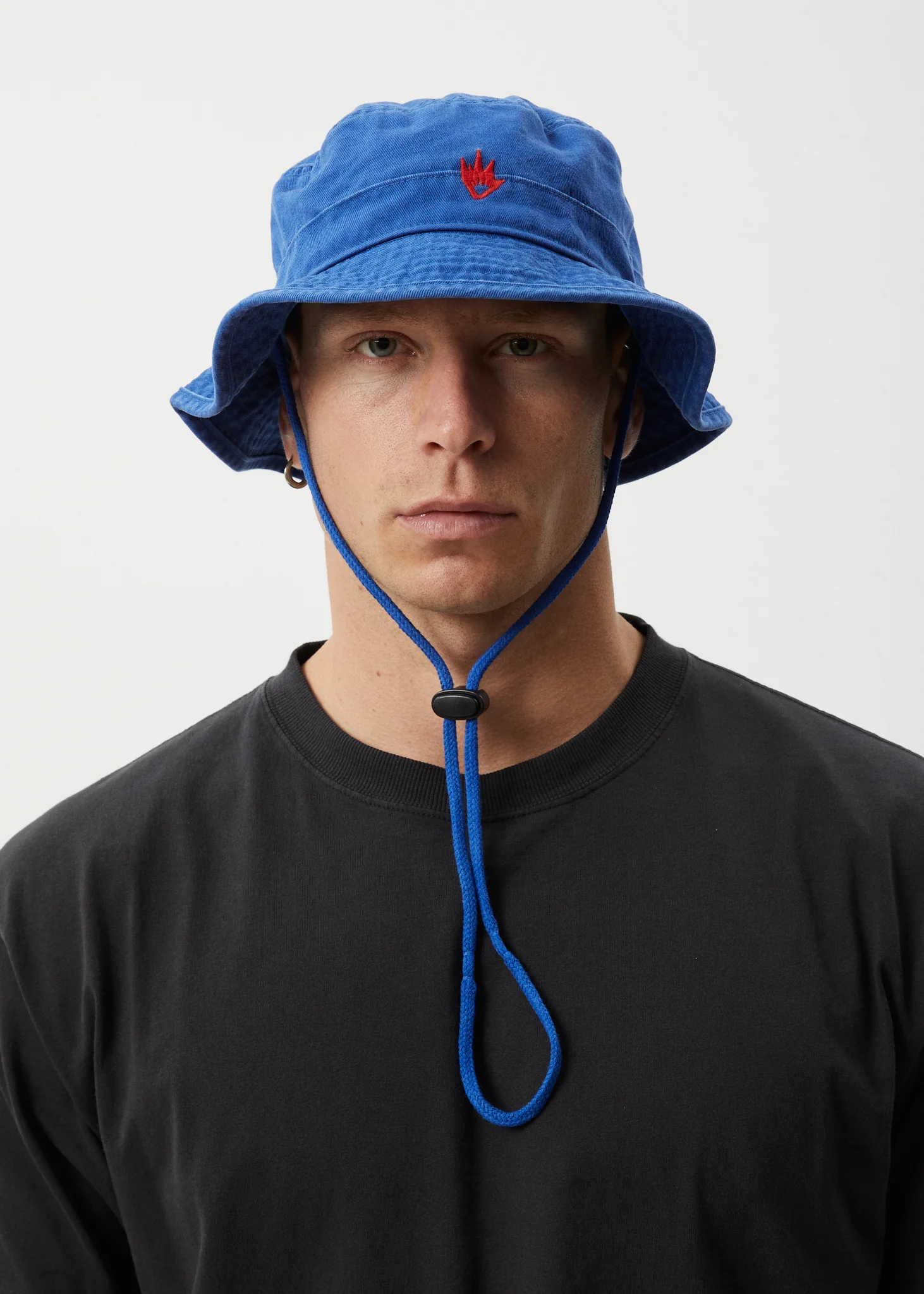 AFENDS Mens Flame - Bucket Hat - Marlin - Image 3