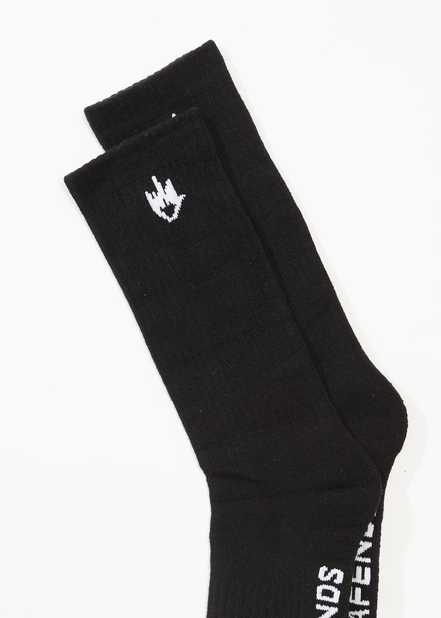 AFENDS Mens Flame - Socks Three Pack - Black - Image 3
