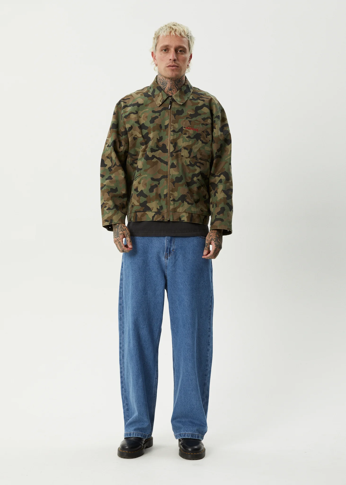 AFENDS Mens Hidden Oracle - Workwear Jacket - Hidden - Image 19