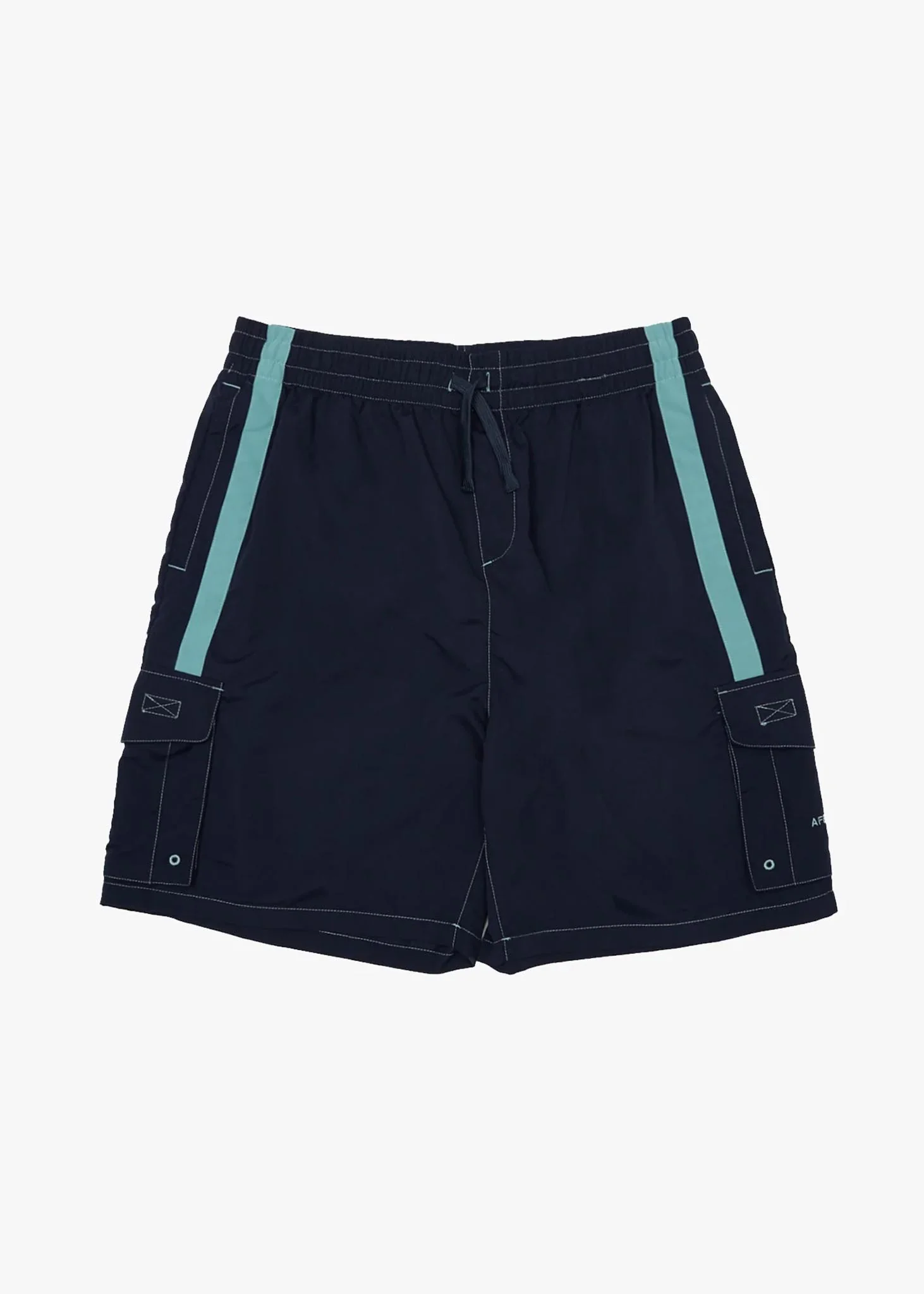AFENDS Mens House Related - Cargo Swim Short 21" - Deep Sea - Image 2