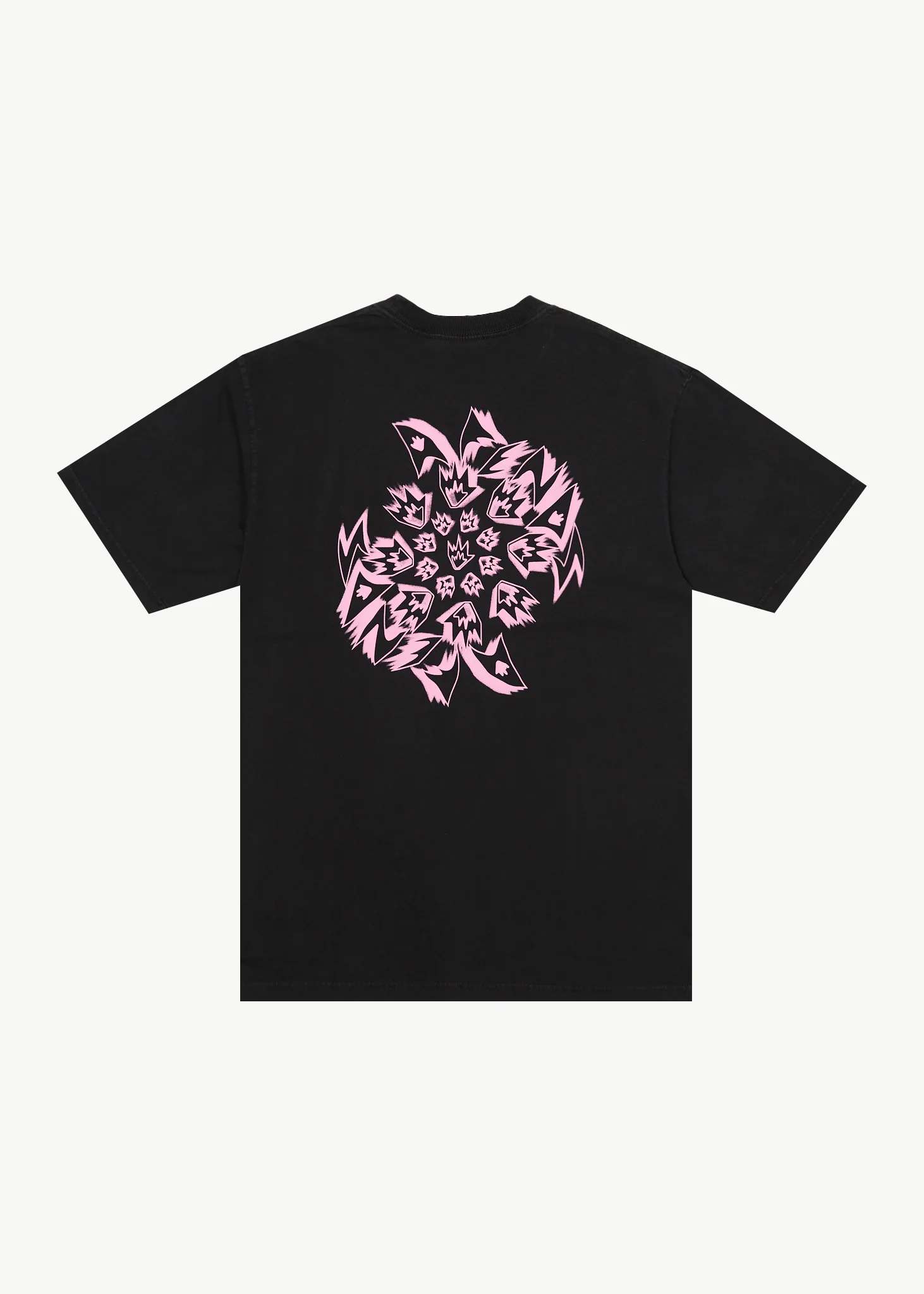 AFENDS Mens Kaleidodope - Retro Tee - Stone Black - Image 9
