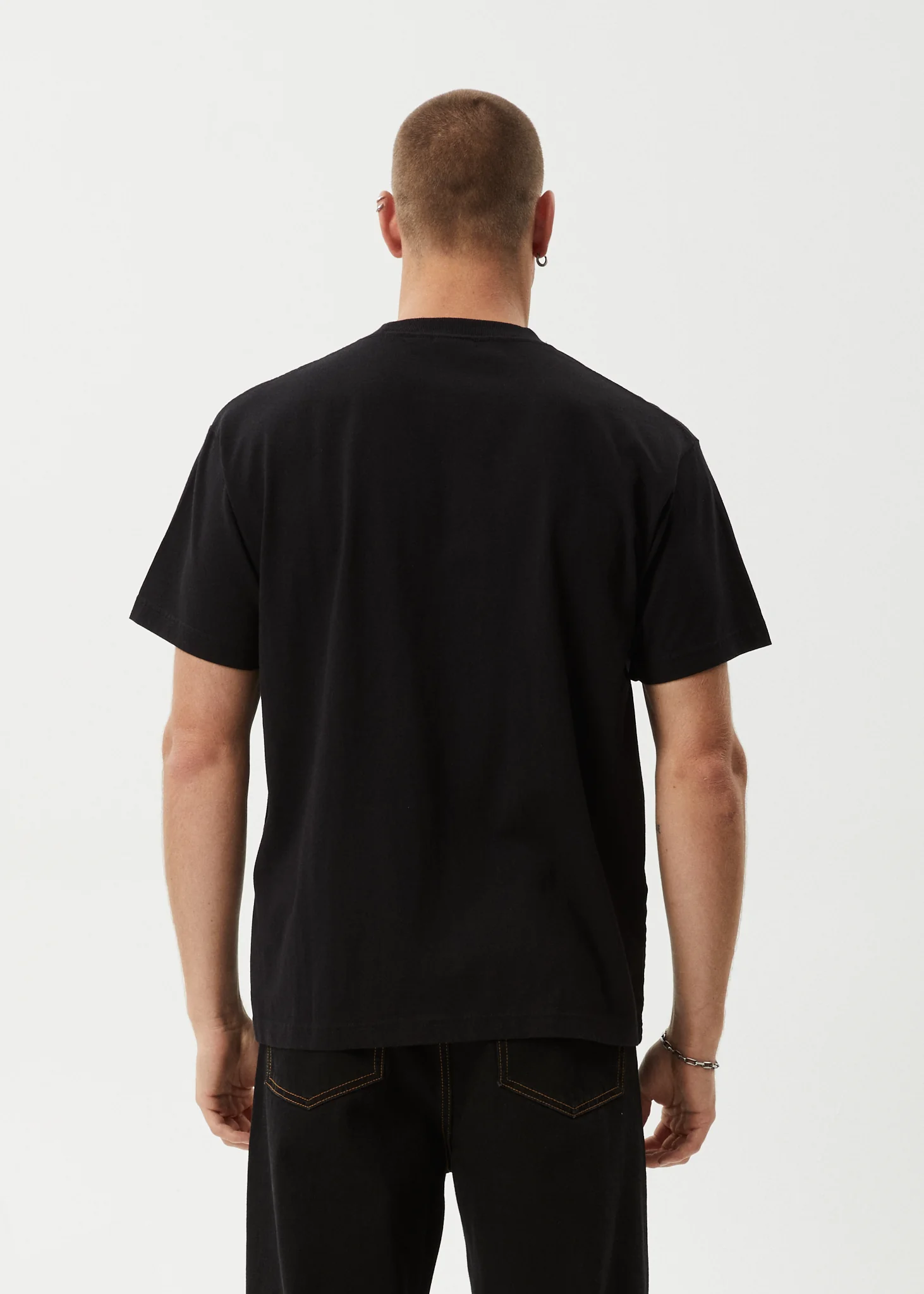 AFENDS Mens Magic Happens - Heavyweight Boxy Tee - Black - Image 6