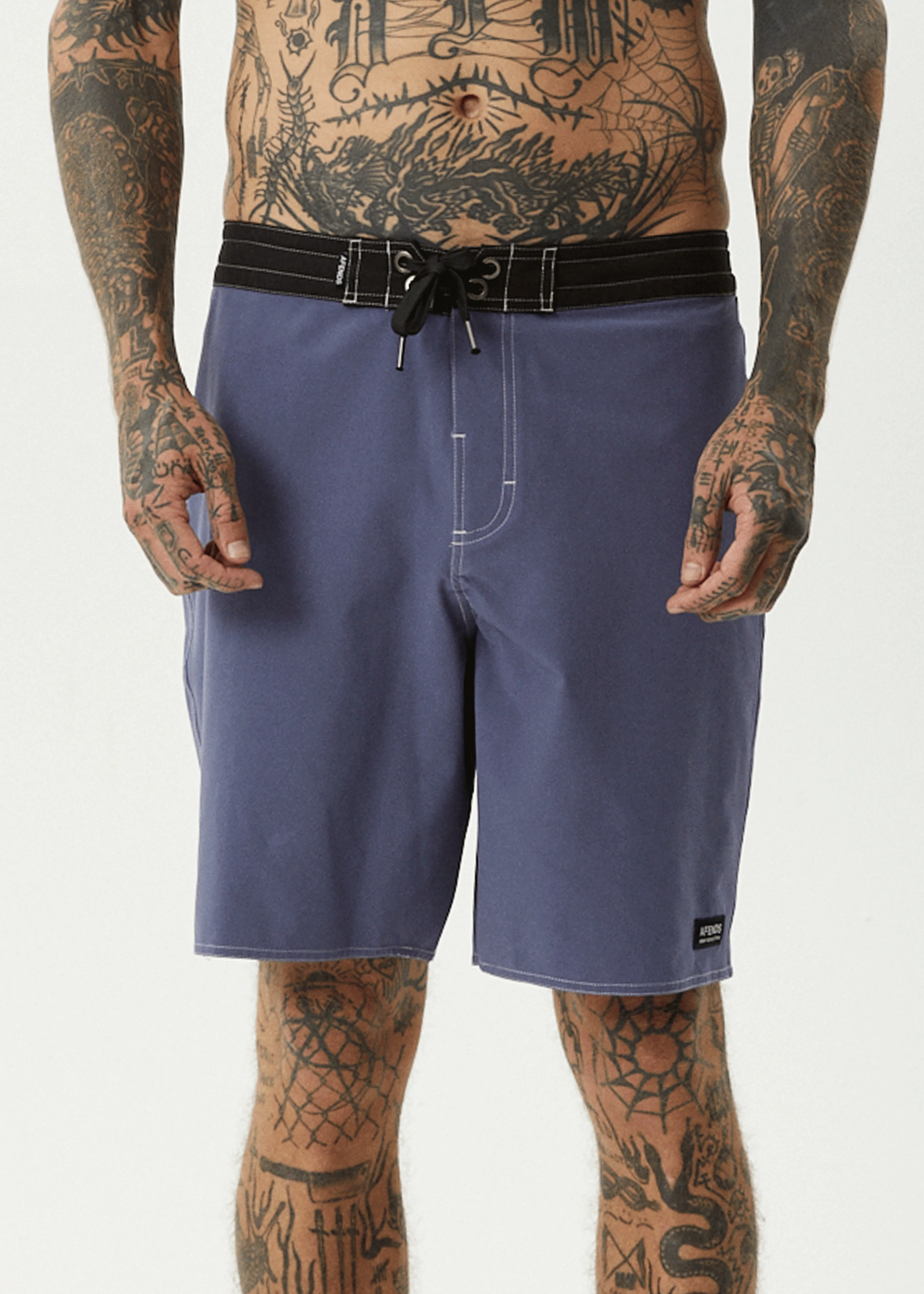AFENDS Mens Surf Related - Fixed Waist Boardshort 20" - Marlin - Image 2
