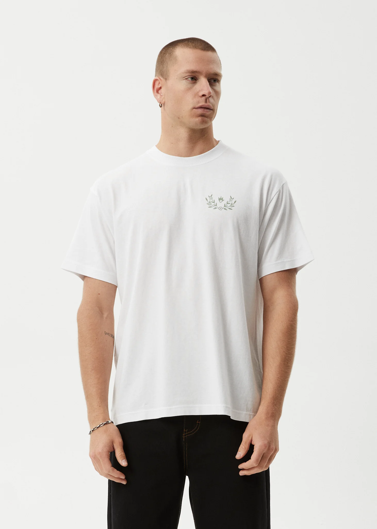 AFENDS Mens Surf Related - Boxy Tee - White - Image 2