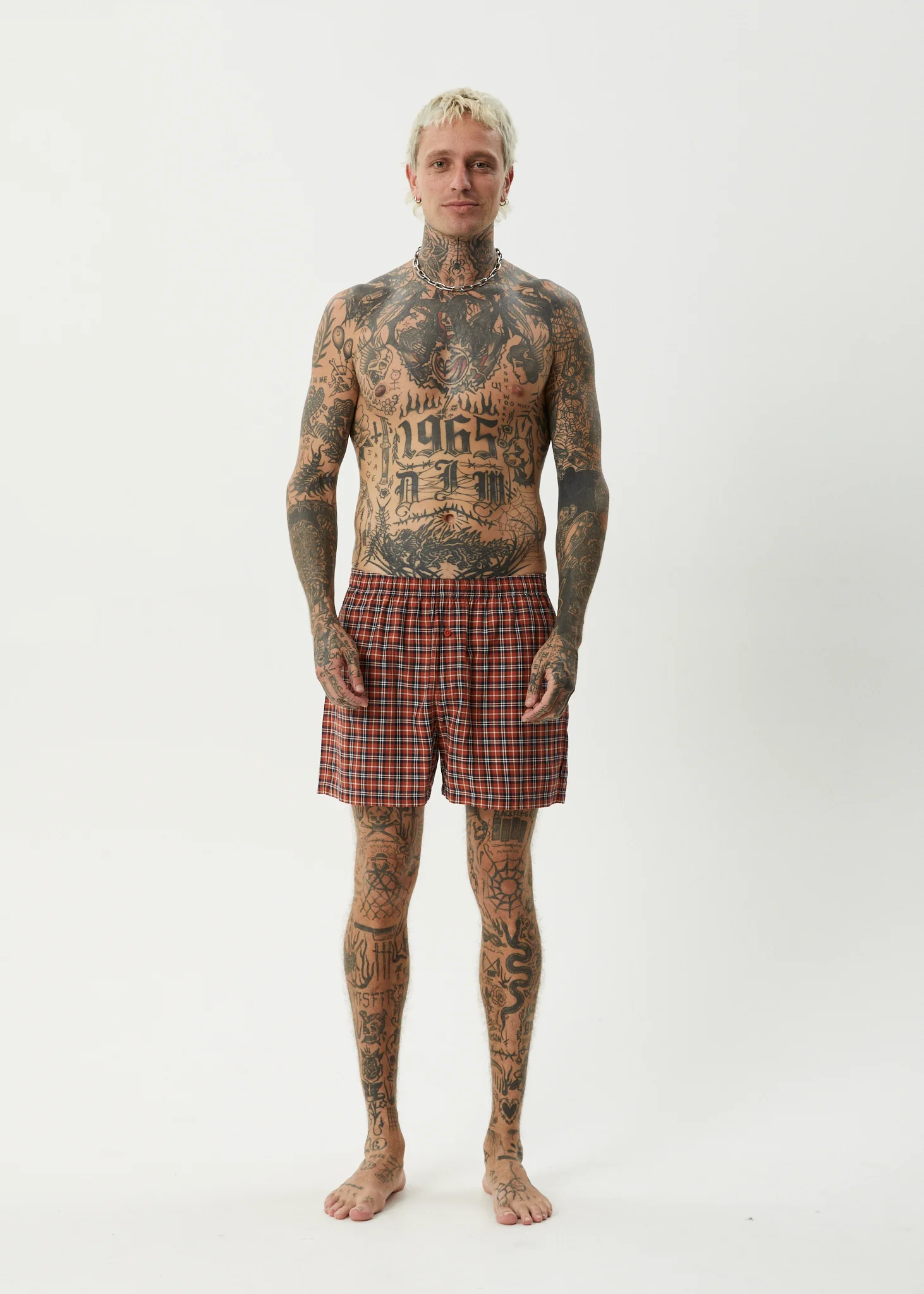 AFENDS Mens Wrecked - Boxer Short - Terra - Image 11