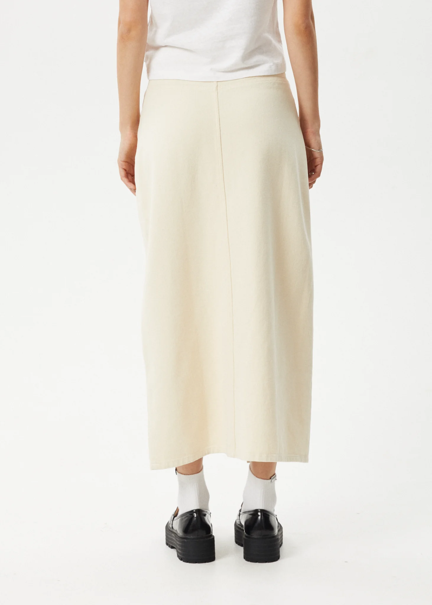 AFENDS Womens Mika - Maxi Skirt - Sand - Image 5