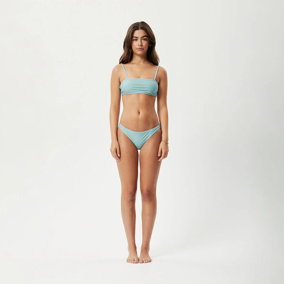 AFENDS Womens Adi - Bikini Bottoms - Blue Stripe - Image 6
