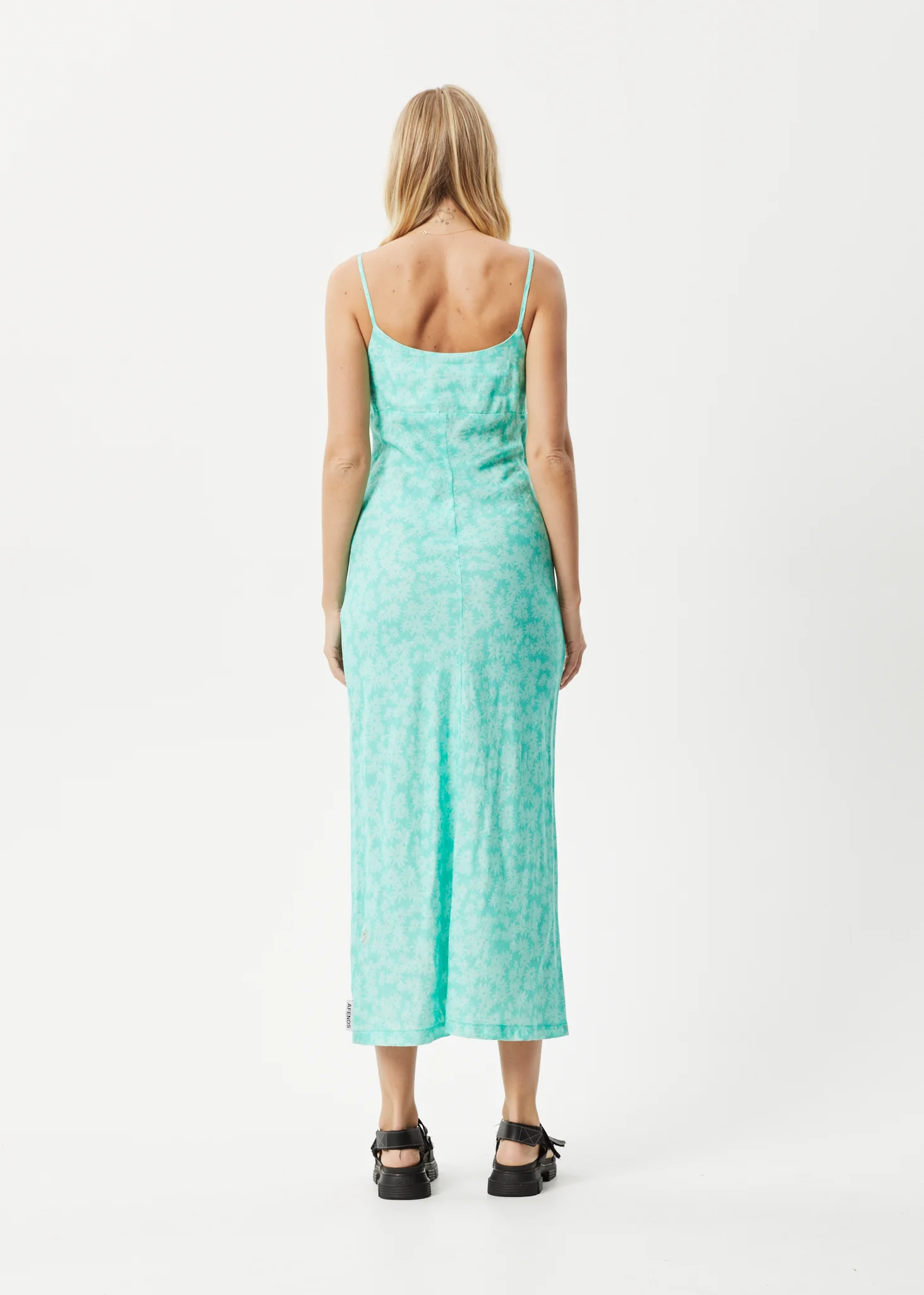 AFENDS Womens Benny - Maxi Dress - Jade Daisy - Image 2