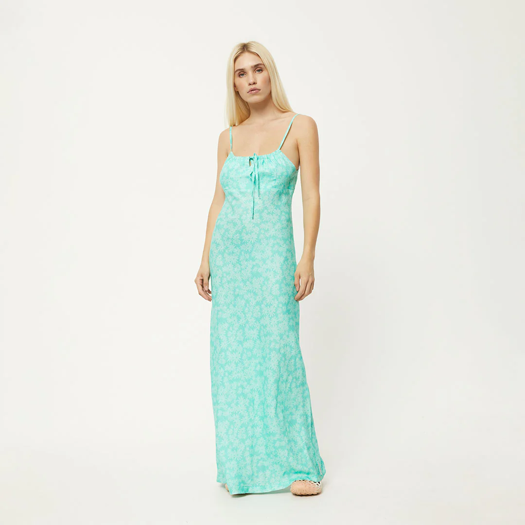 AFENDS Womens Benny - Maxi Dress - Jade Daisy - Image 5