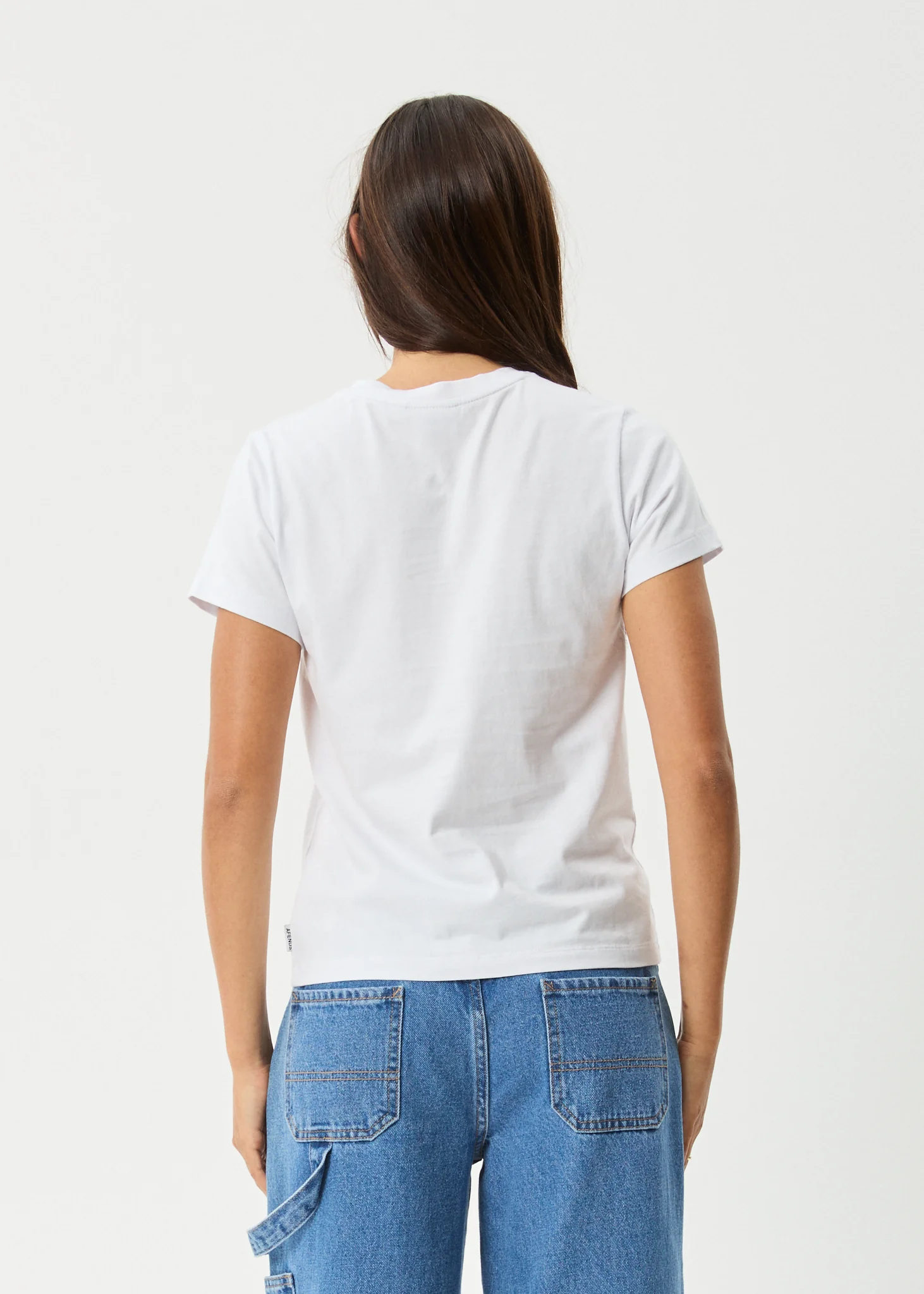 AFENDS Womens Bonfire - Regular Tee - White - Image 5