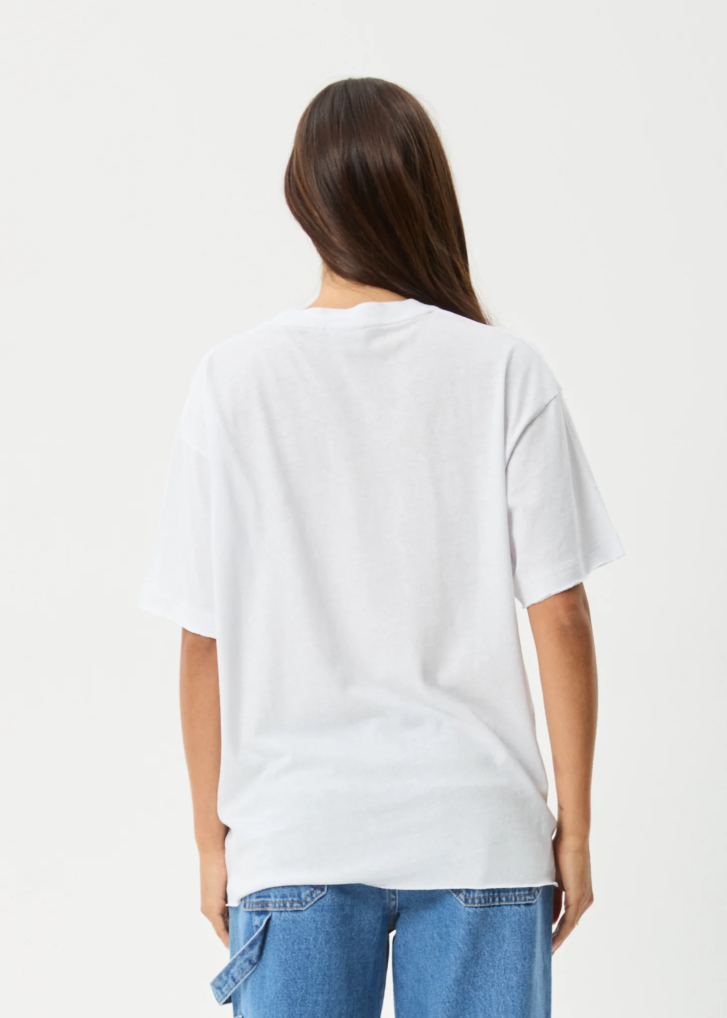 AFENDS Womens Butterfluer - Oversized Tee - White - Image 5