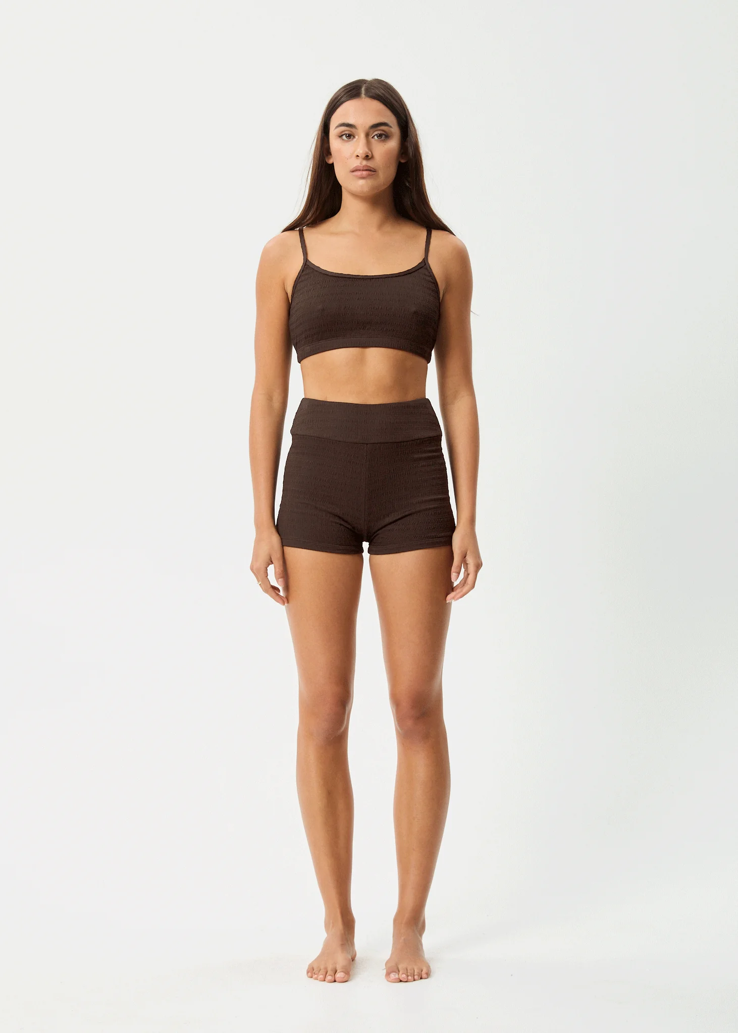 AFENDS Womens Cleo - Bikini Top - Coffee - Image 9