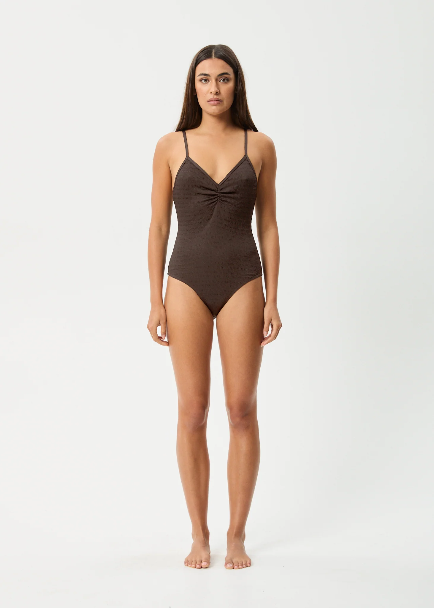 AFENDS Womens Cleo - One Piece - Coffee - Image 8
