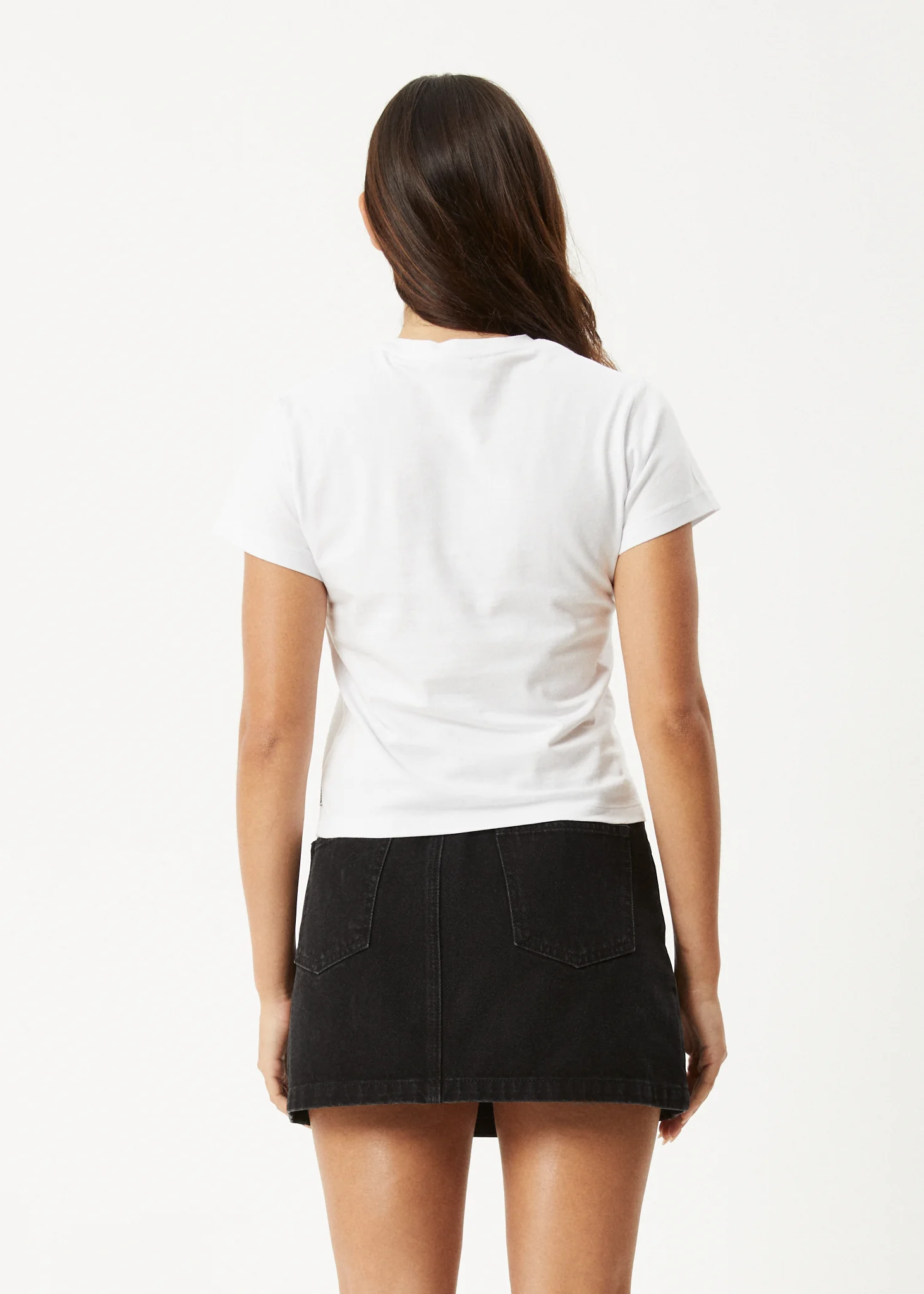 AFENDS Womens Day Job -  Baby Tee - White - Image 5