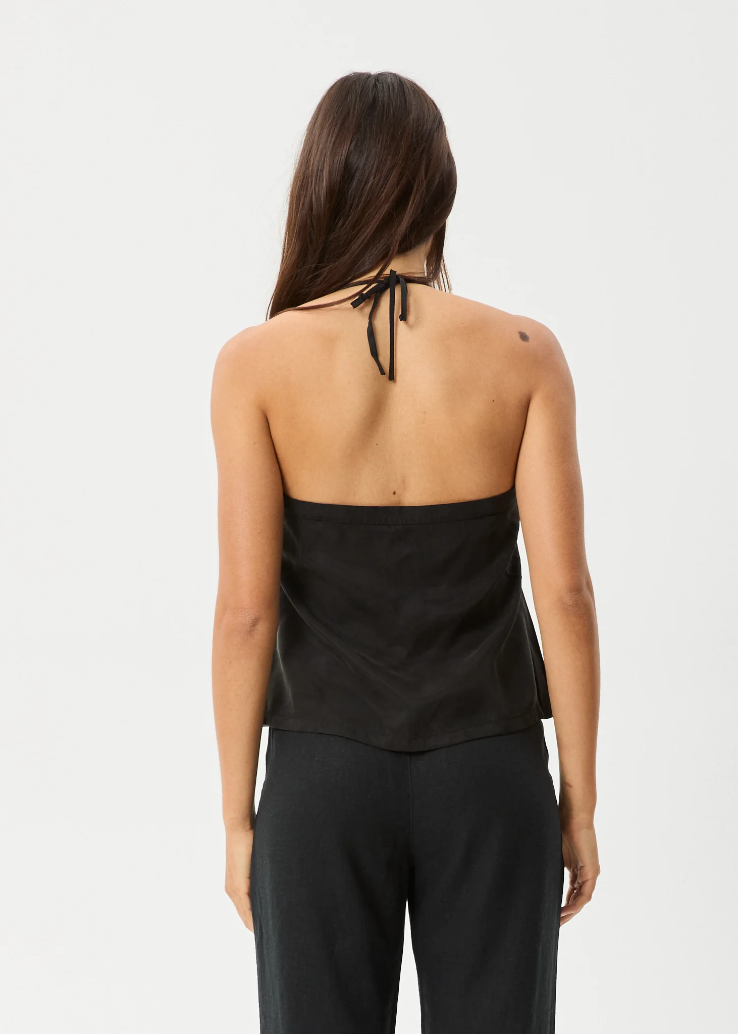AFENDS Womens Gemma - Cupro Cami Top - Black - Image 6