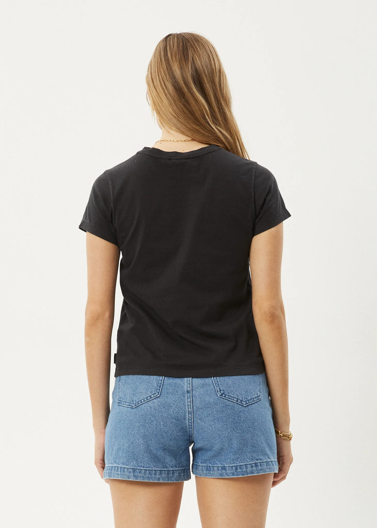 AFENDS Womens Greetings - Regular Tee - Stone Black - Image 5