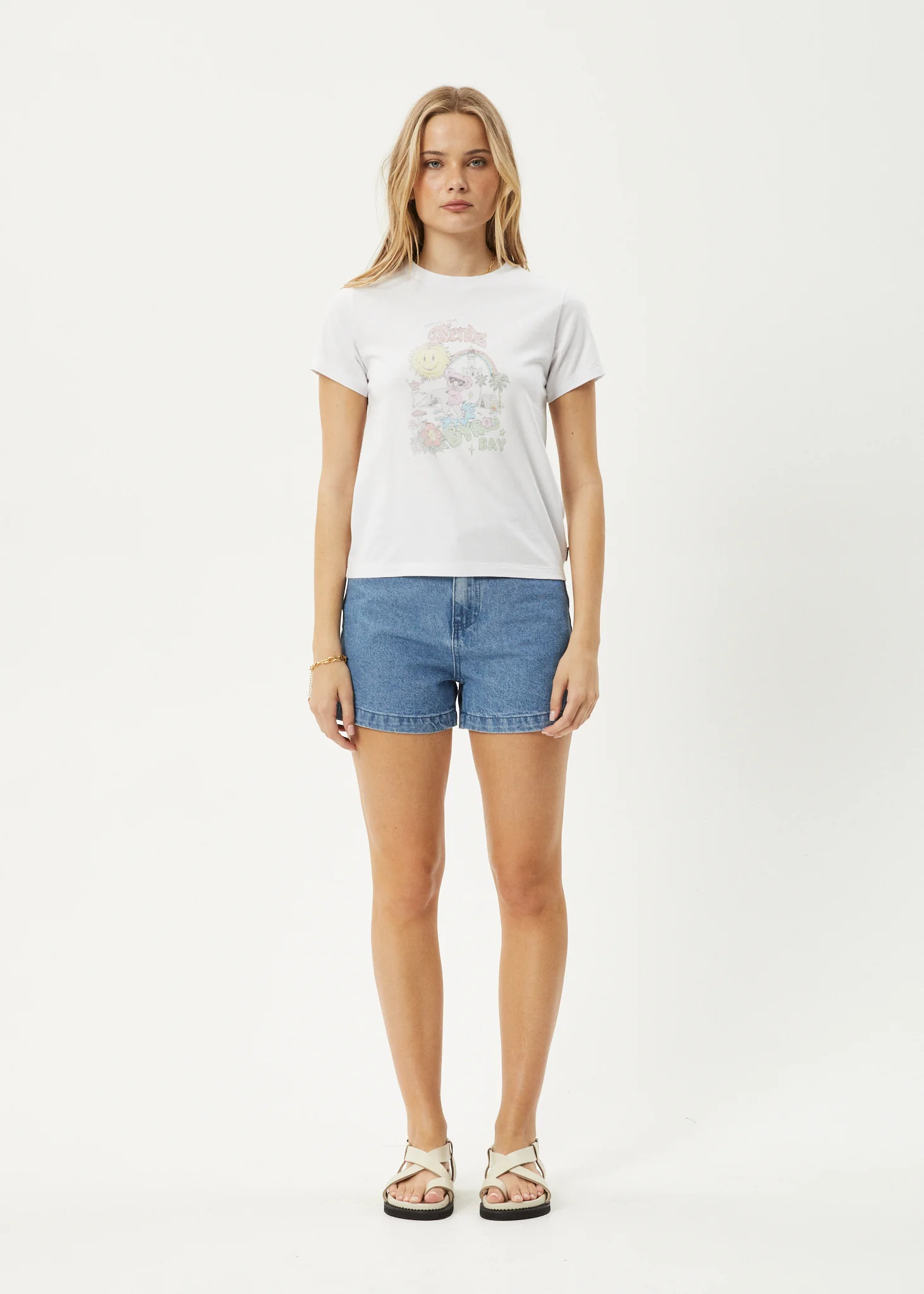 AFENDS Womens Greetings - Regular Tee - White - Image 7