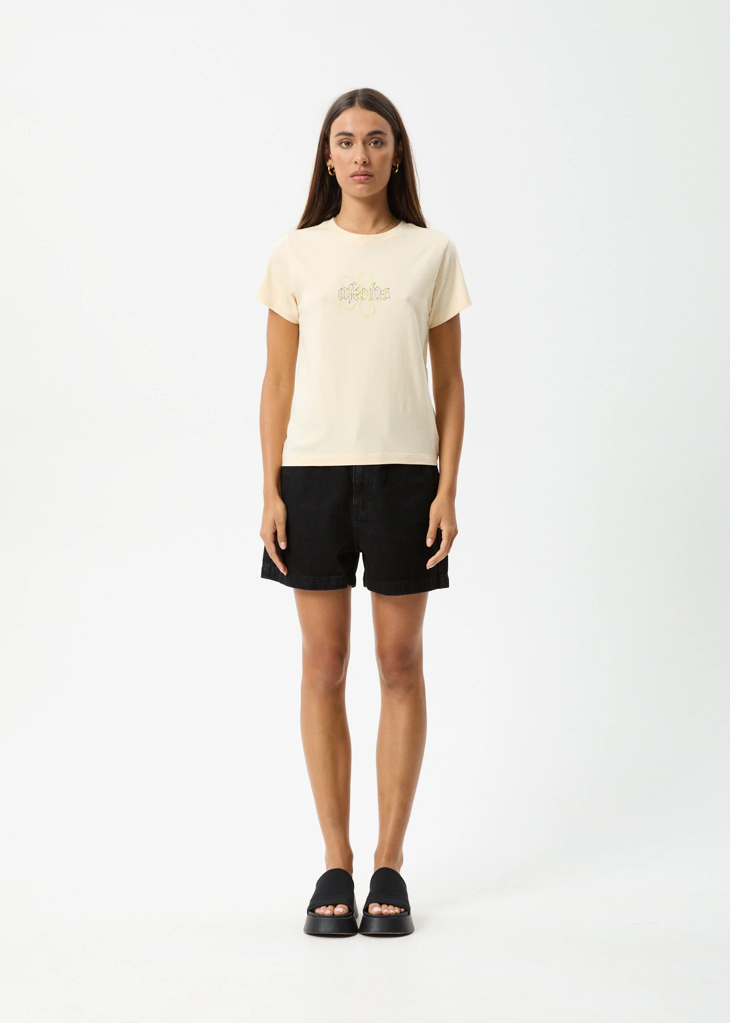 AFENDS Womens Heidi - Regular Tee - Sand - Image 6