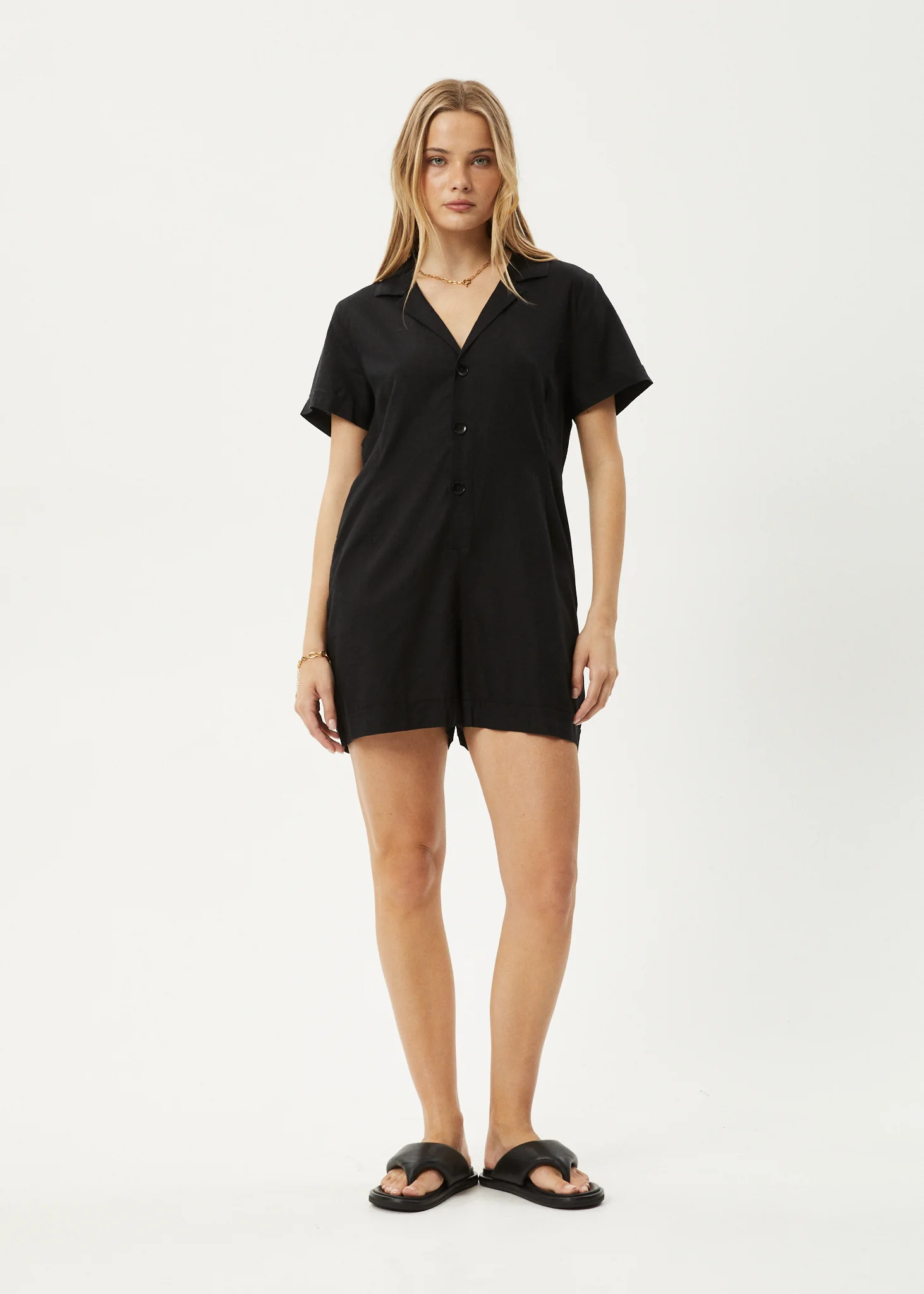 AFENDS Womens Kokomo - Playsuit - Black - Image 2