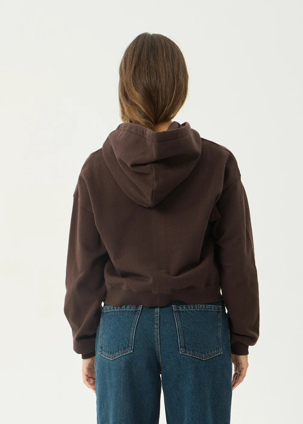 AFENDS Womens Kourt - Zip Hood - Coffee - Image 6