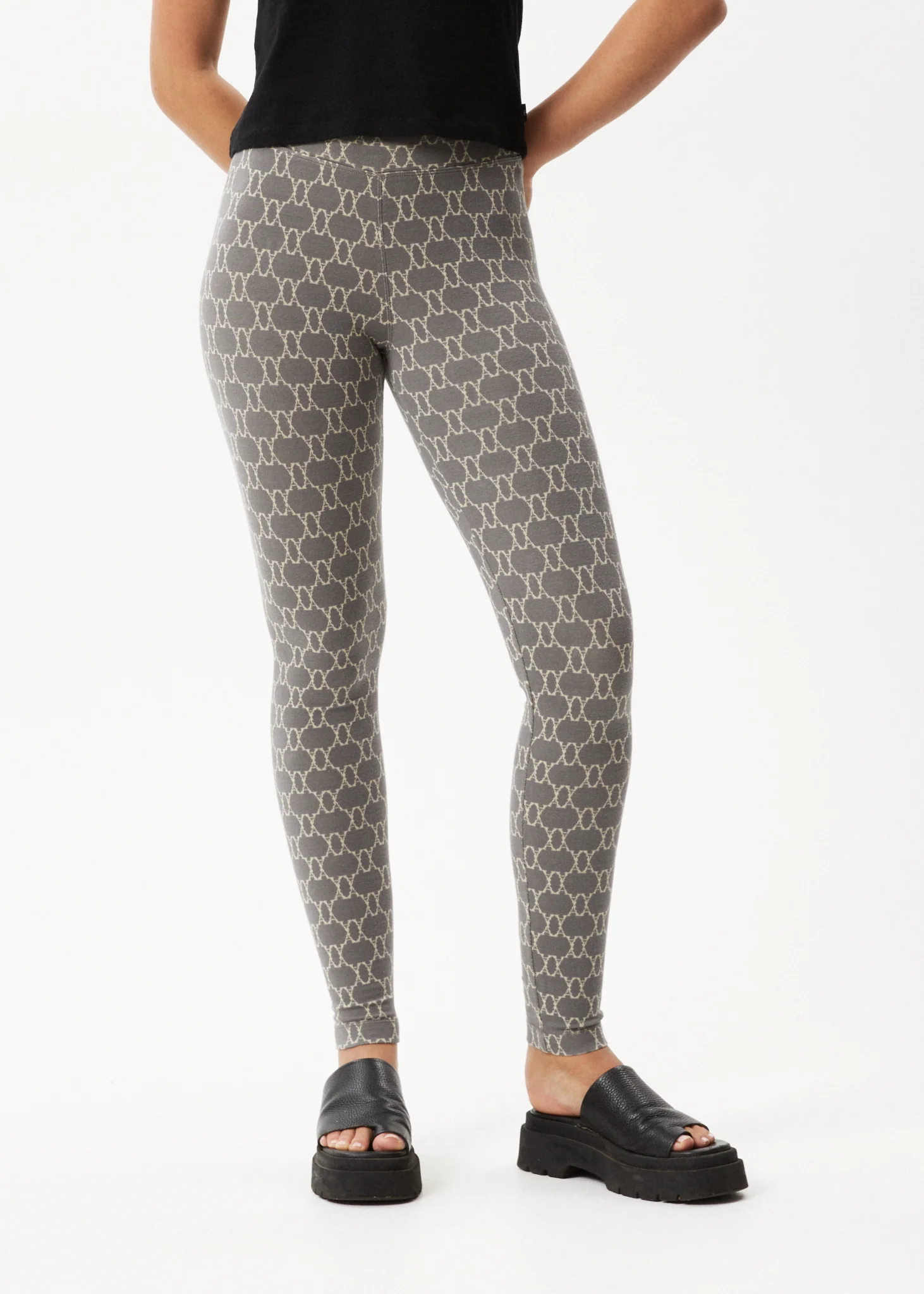 AFENDS Womens Lois - Leggings - Steel - Image 2