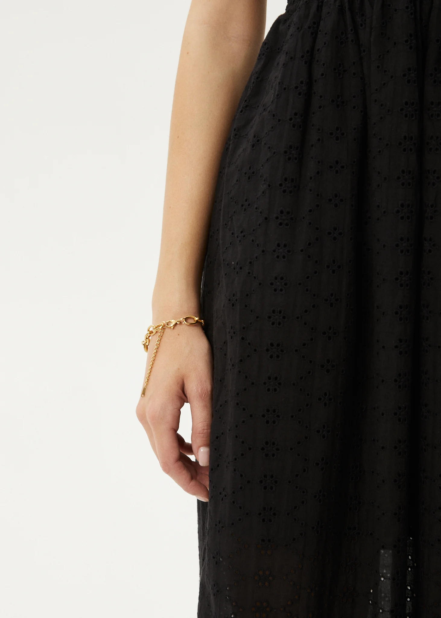 AFENDS Womens Marlow - Strapless Maxi Dress - Black - Image 7