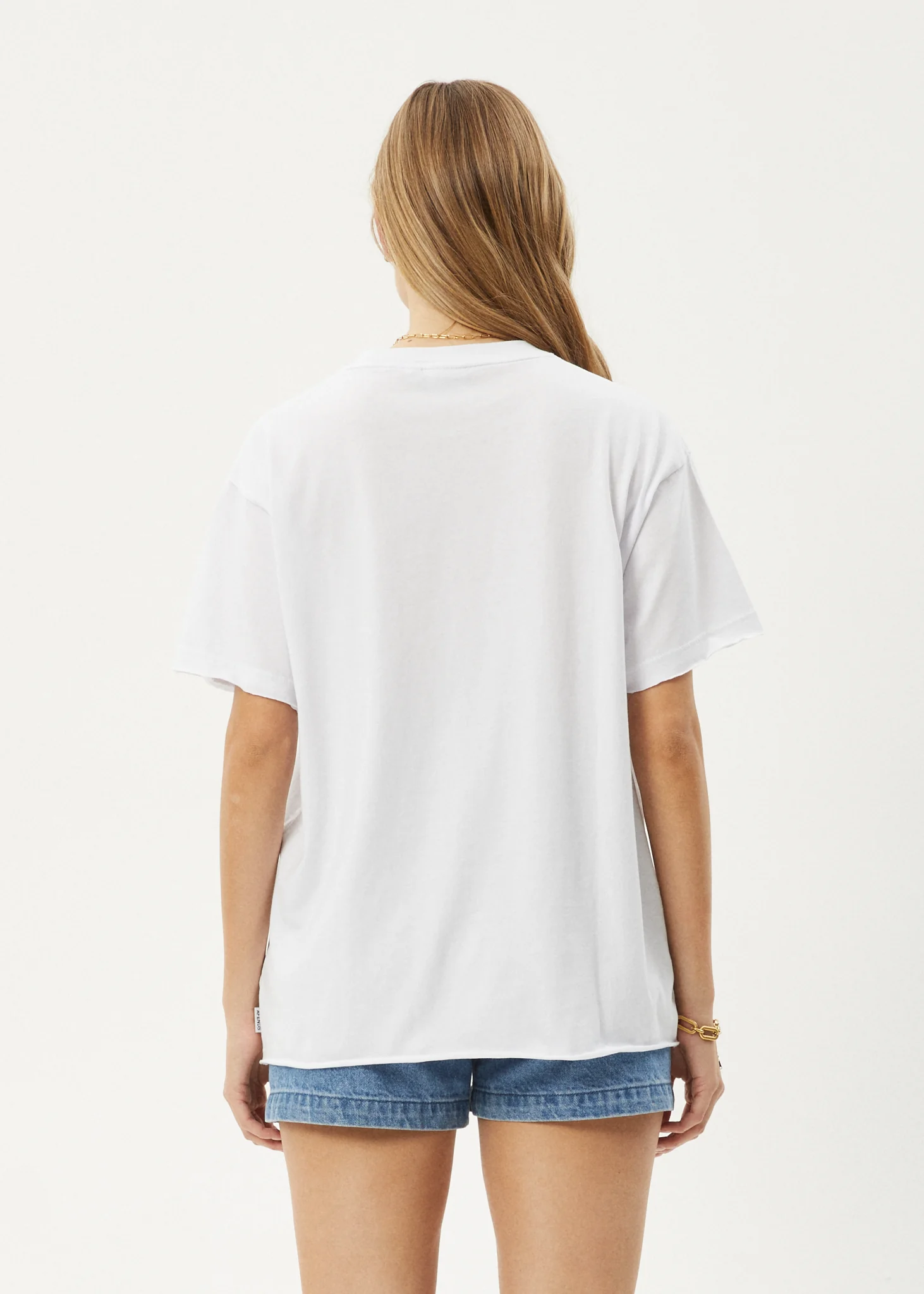 AFENDS Womens No Fury - Oversized Tee - White - Image 5