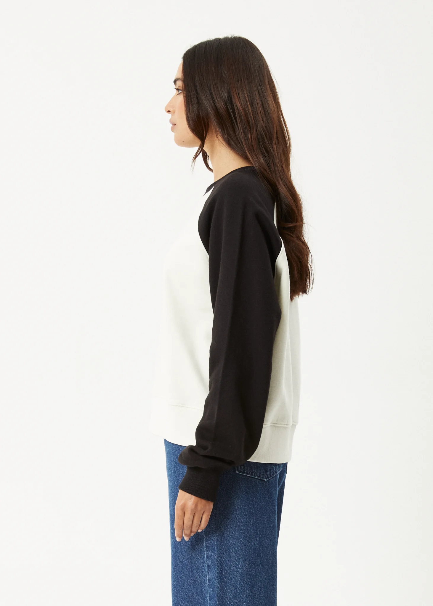 AFENDS Womens Ryan -  Crew Neck Jumper - Black - Image 4