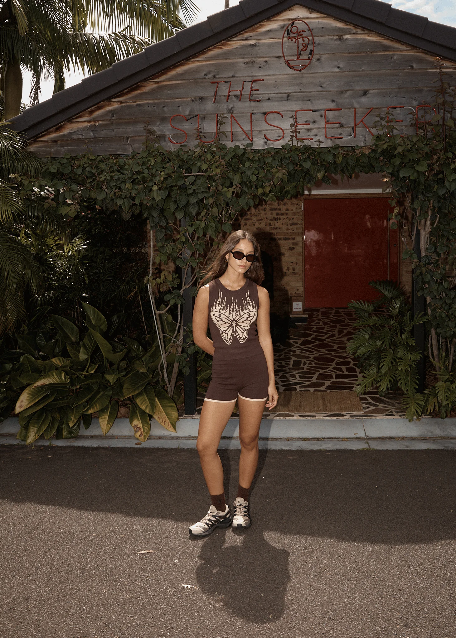 AFENDS Womens Set Fire - Knit Tank - Coffee - Image 2