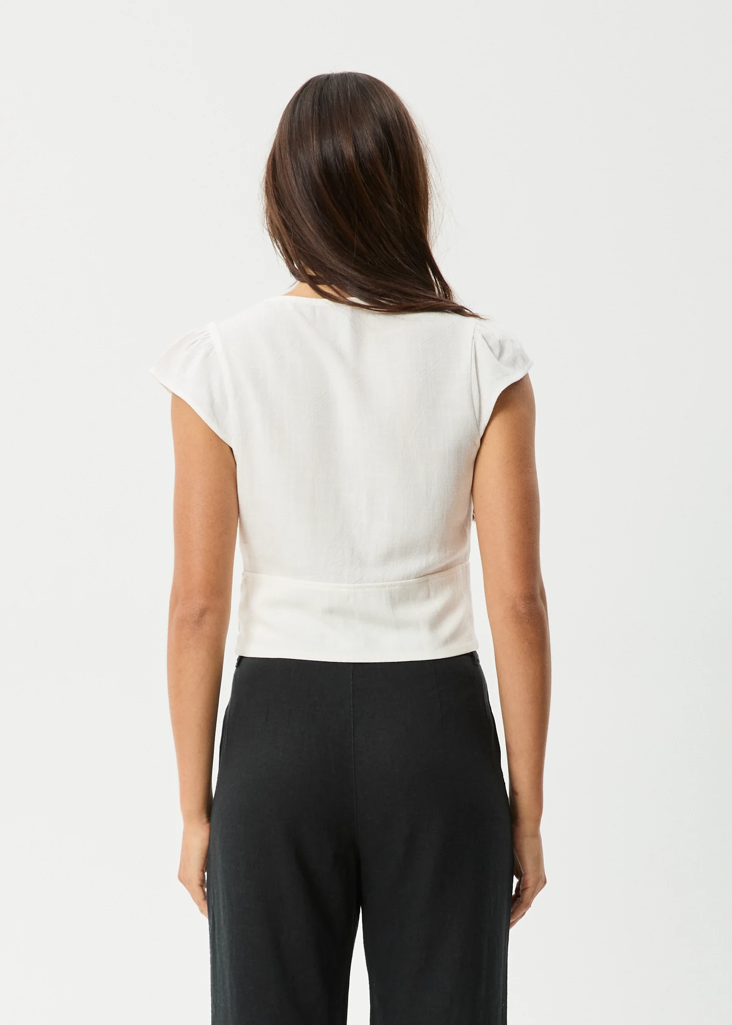 AFENDS Womens Twila - Button Up Top - White - Image 4